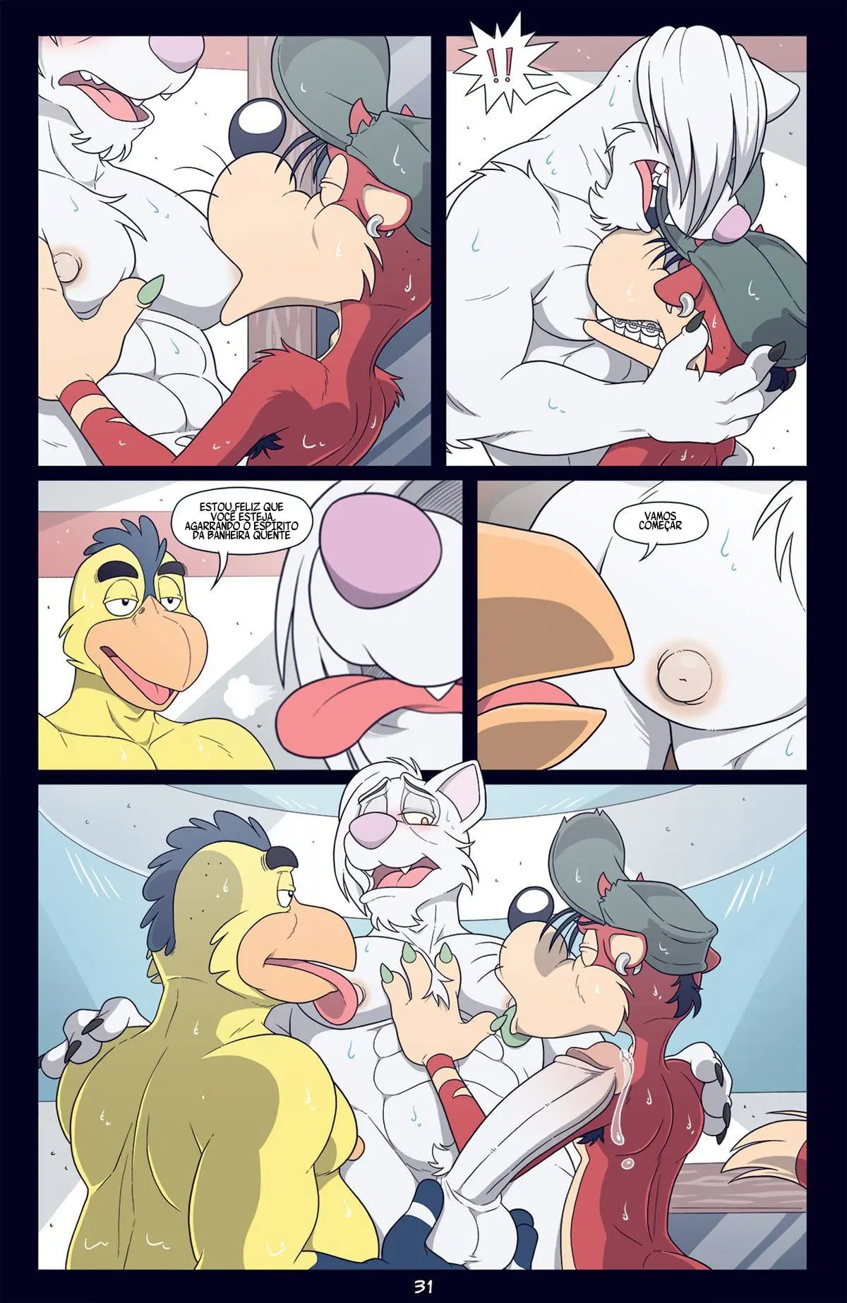 Festa Nua da Banheira Quente! Hentai – Página 31