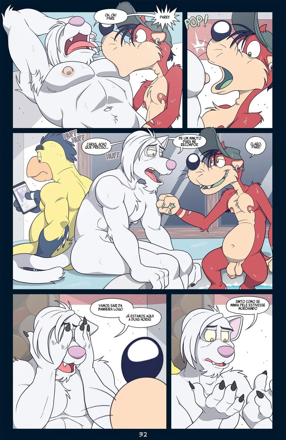 Festa Nua da Banheira Quente! Hentai – Página 32