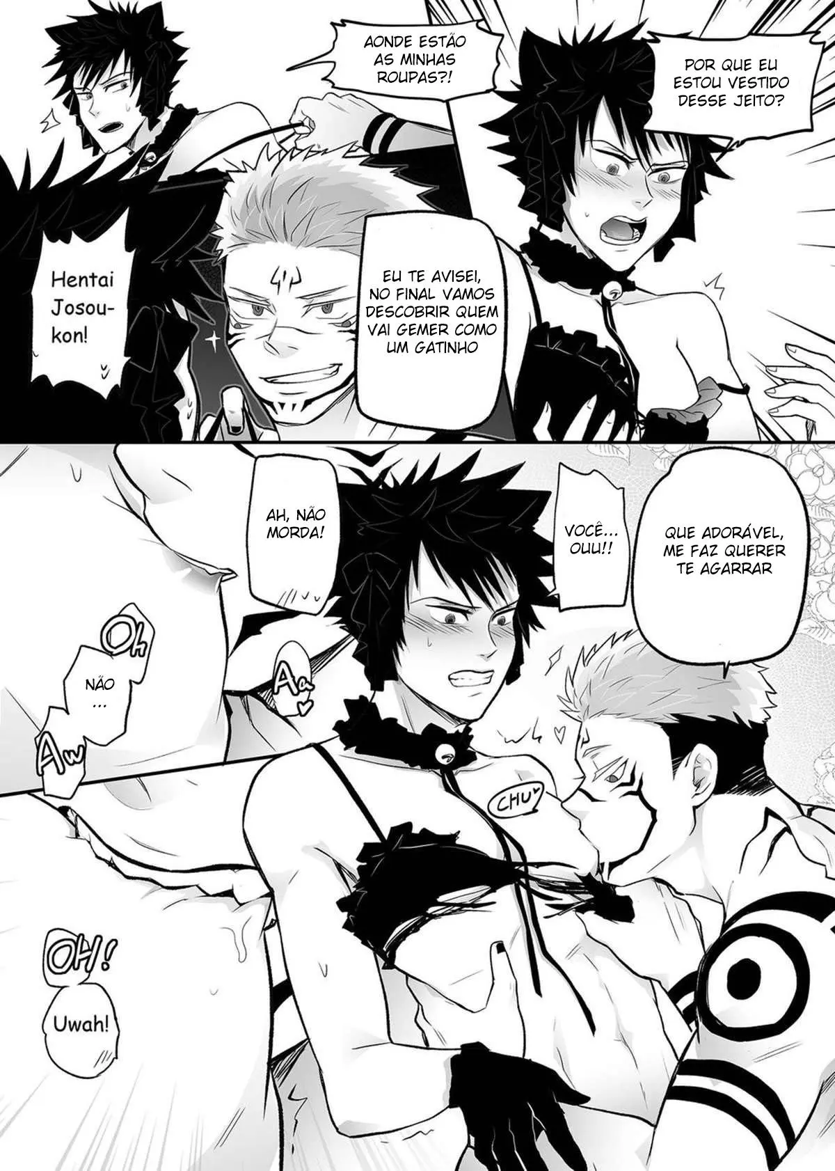 Gato Gordo e o Cachorro Idiota Hentai – Página 22