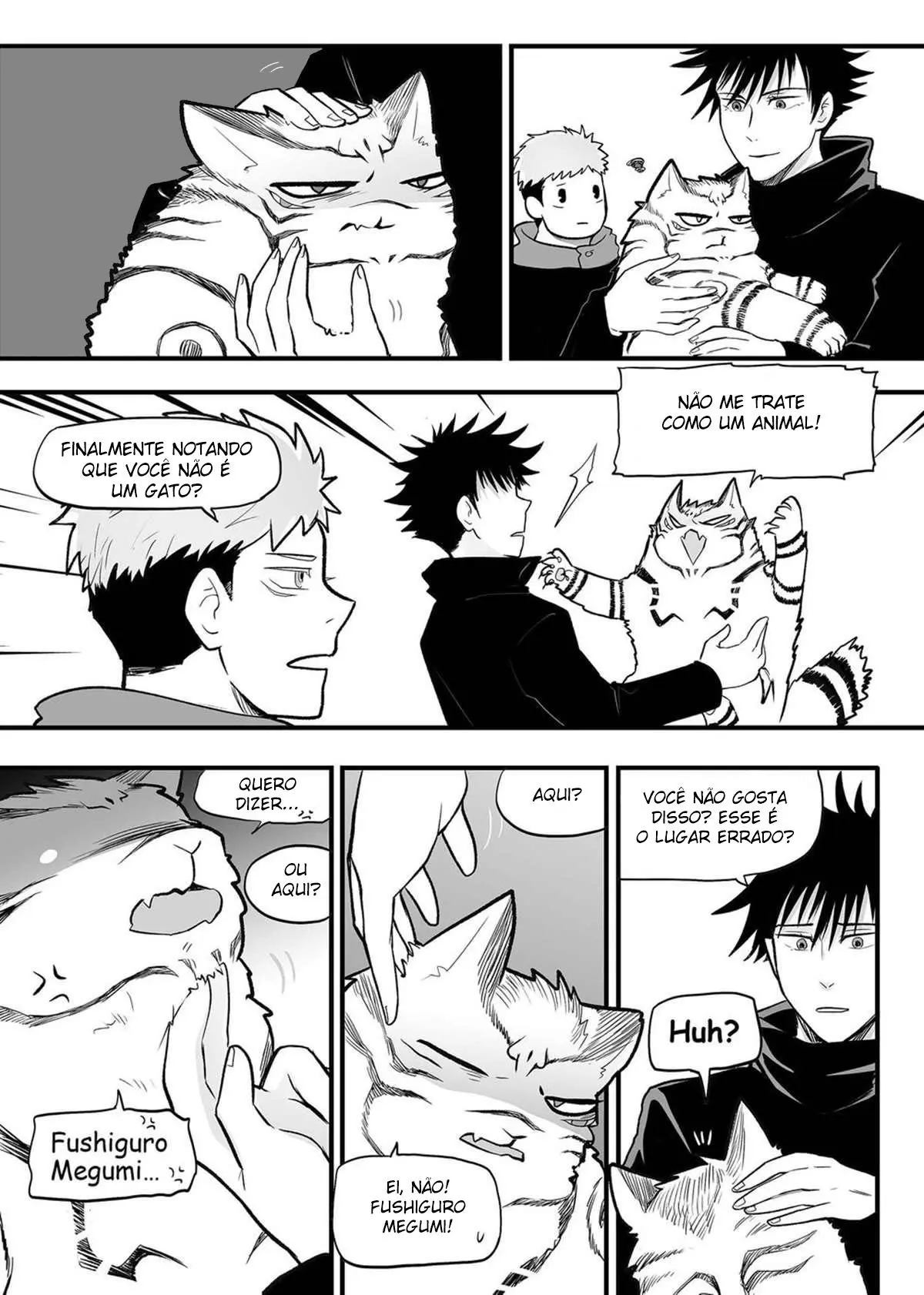 Gato Gordo e o Cachorro Idiota Hentai – Página 8