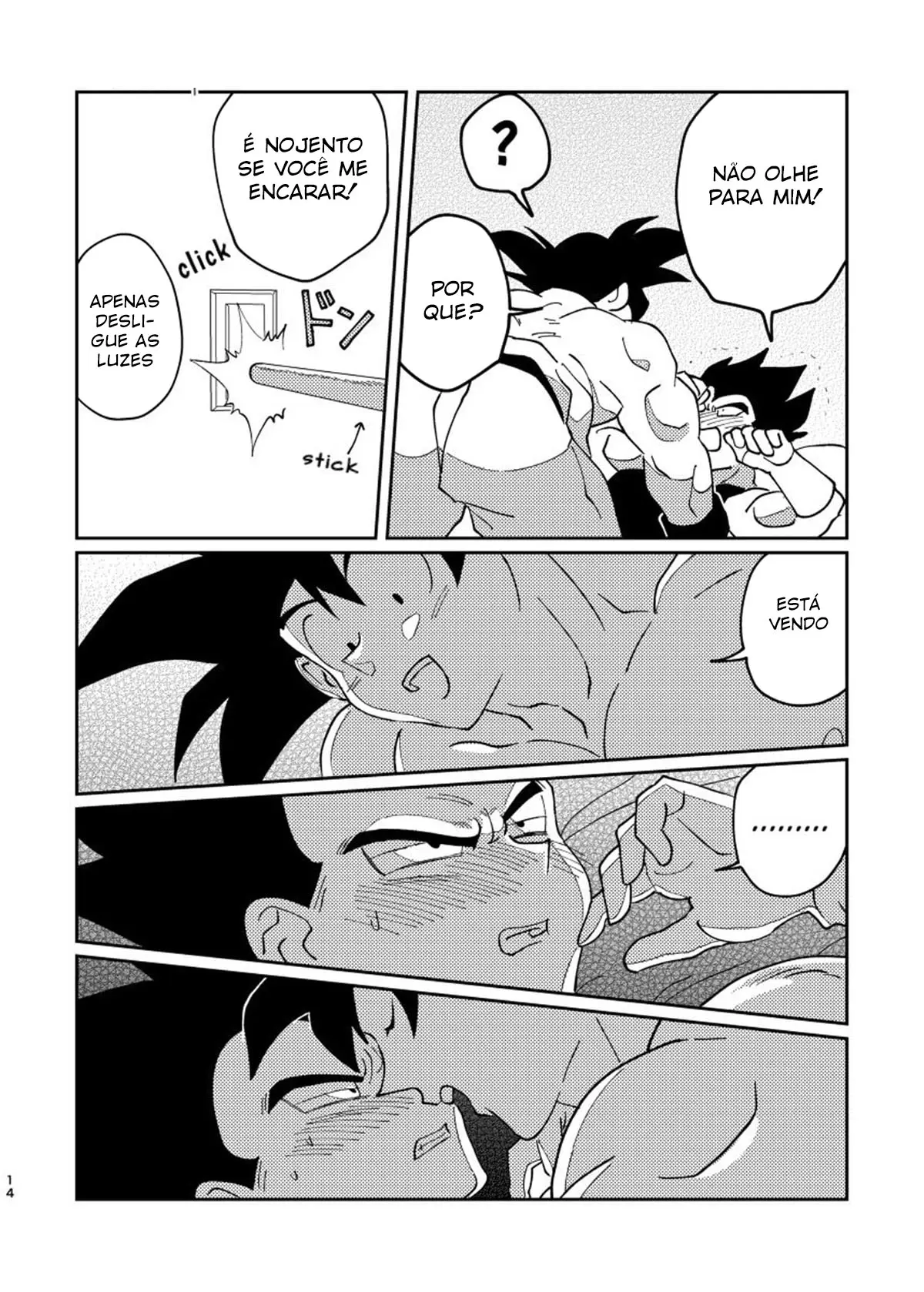 Goku e Vegeta Boys Love Hentai – Página 13