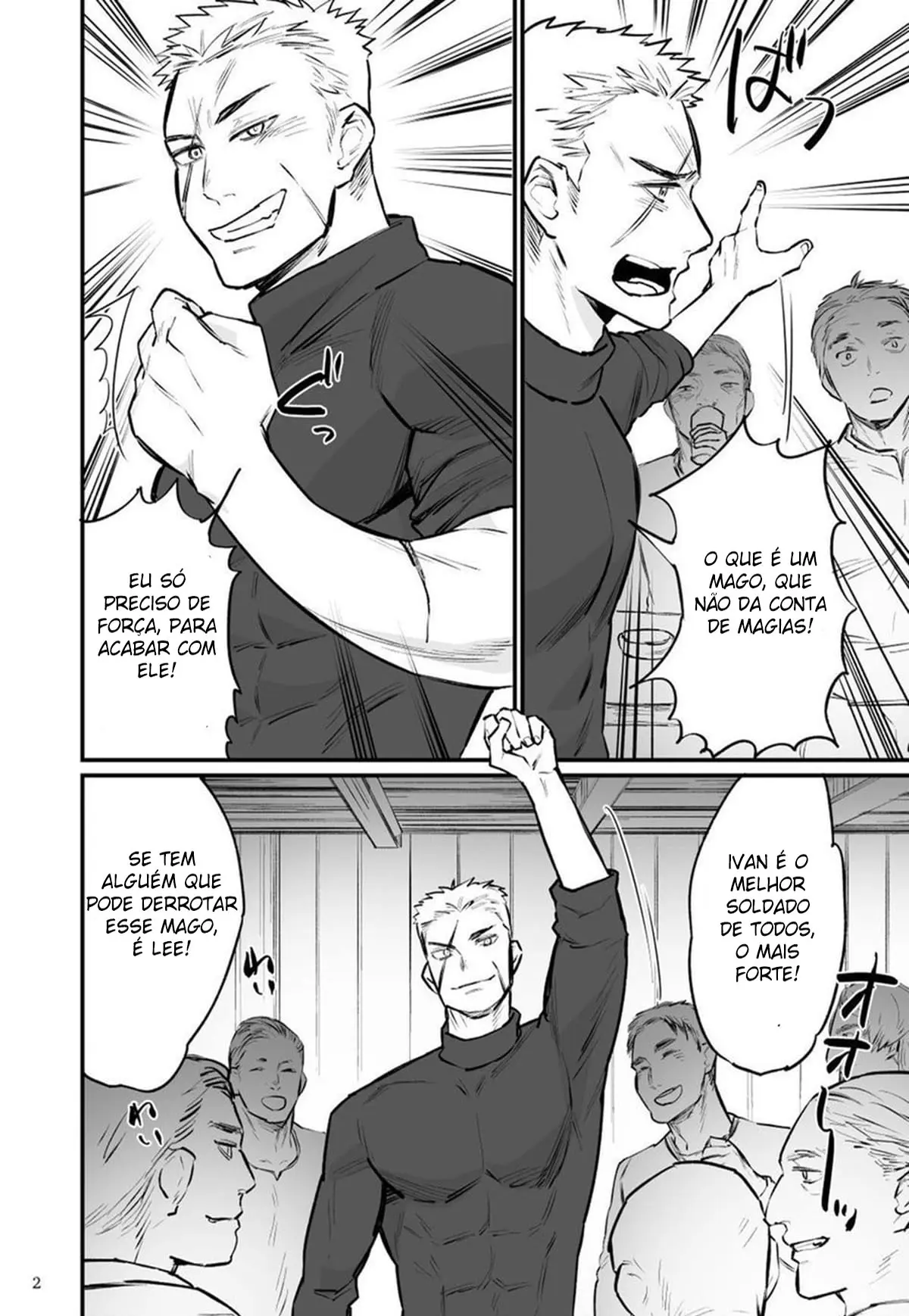 Gouwan kenshi, yami majutsushi ni kaihatsu sareru Hentai – Página 3