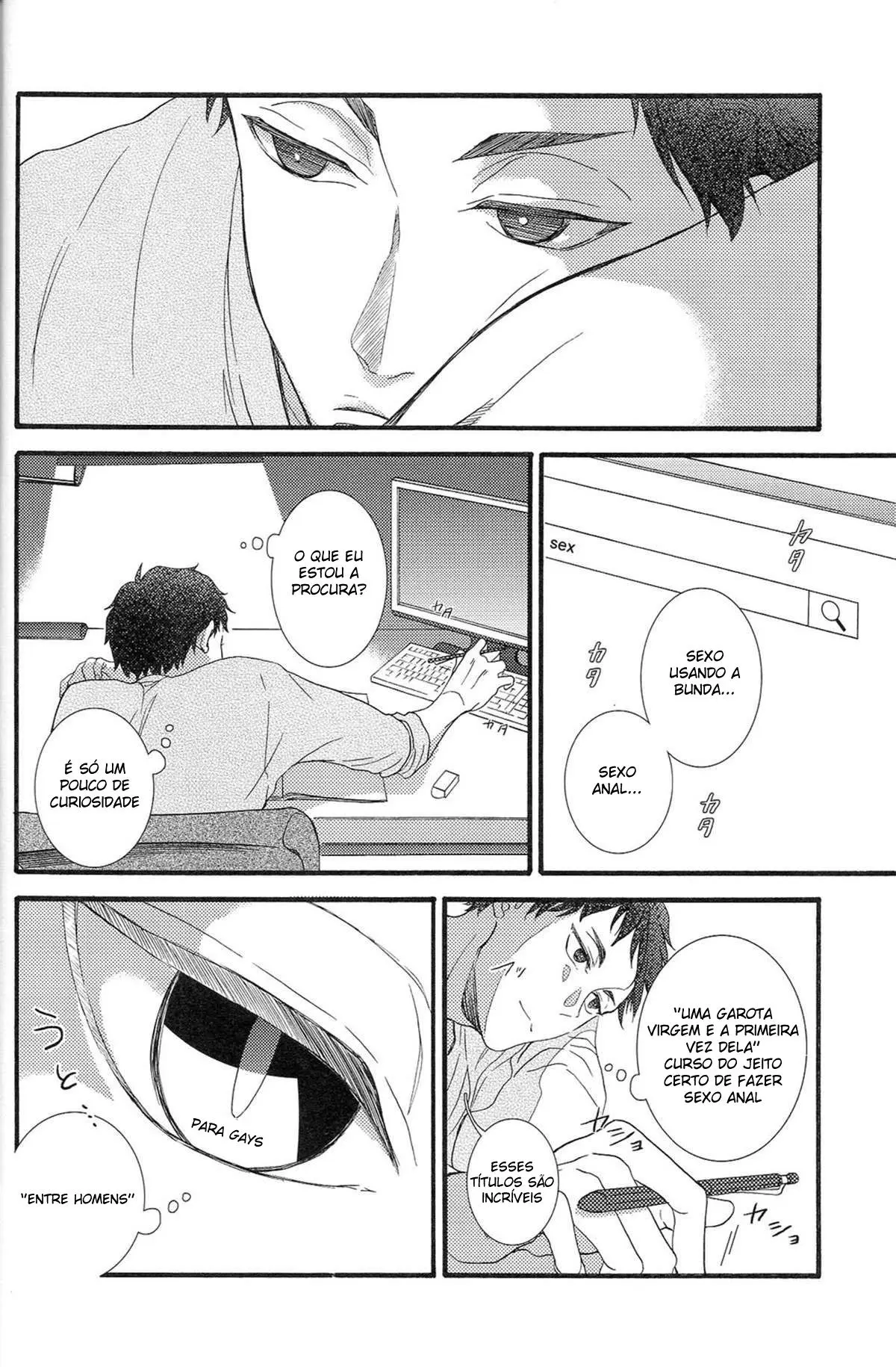 Hakujyou-kun to Shouwaru-san Hentai – Página 12