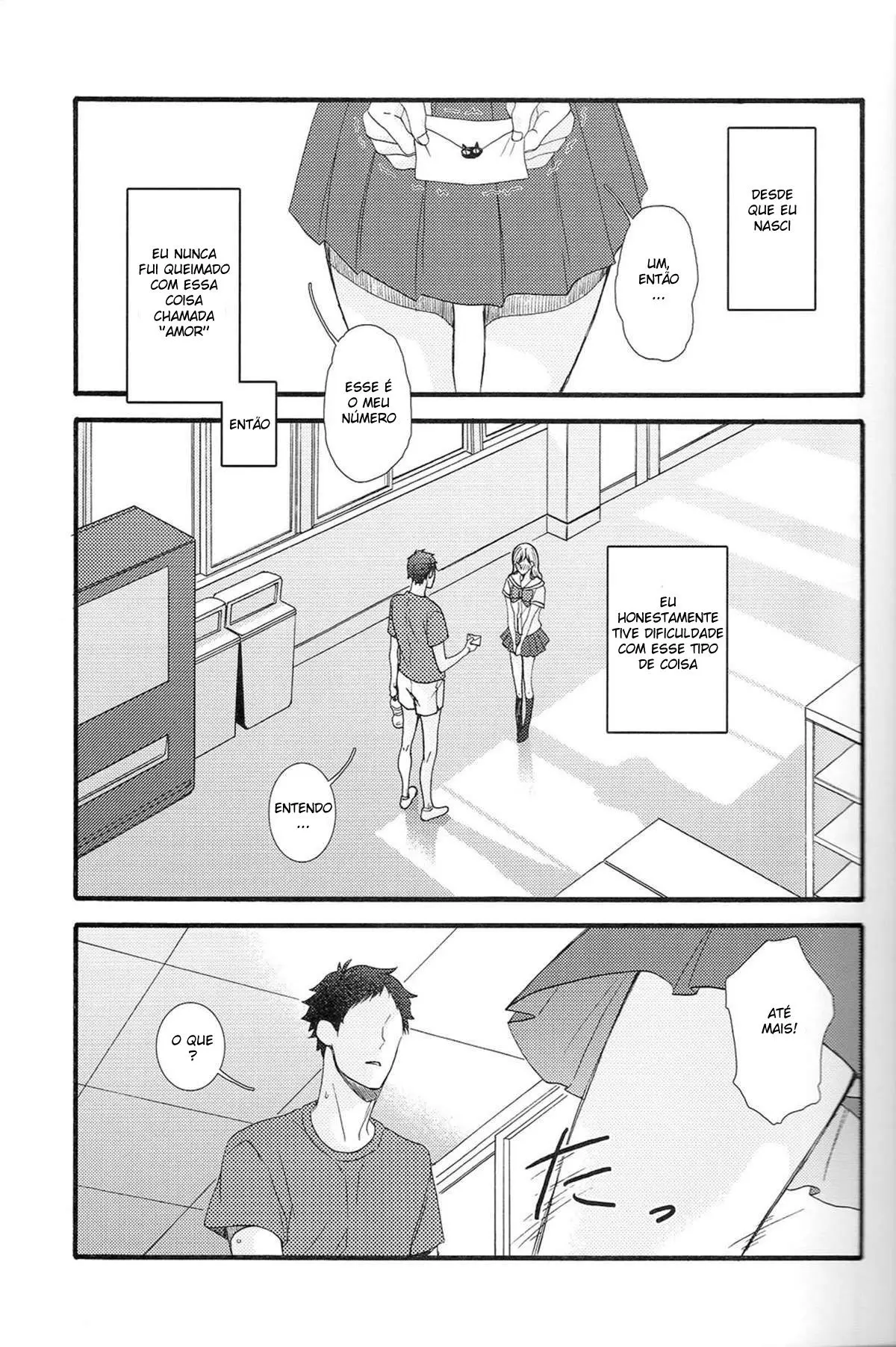 Hakujyou-kun to Shouwaru-san Hentai – Página 3