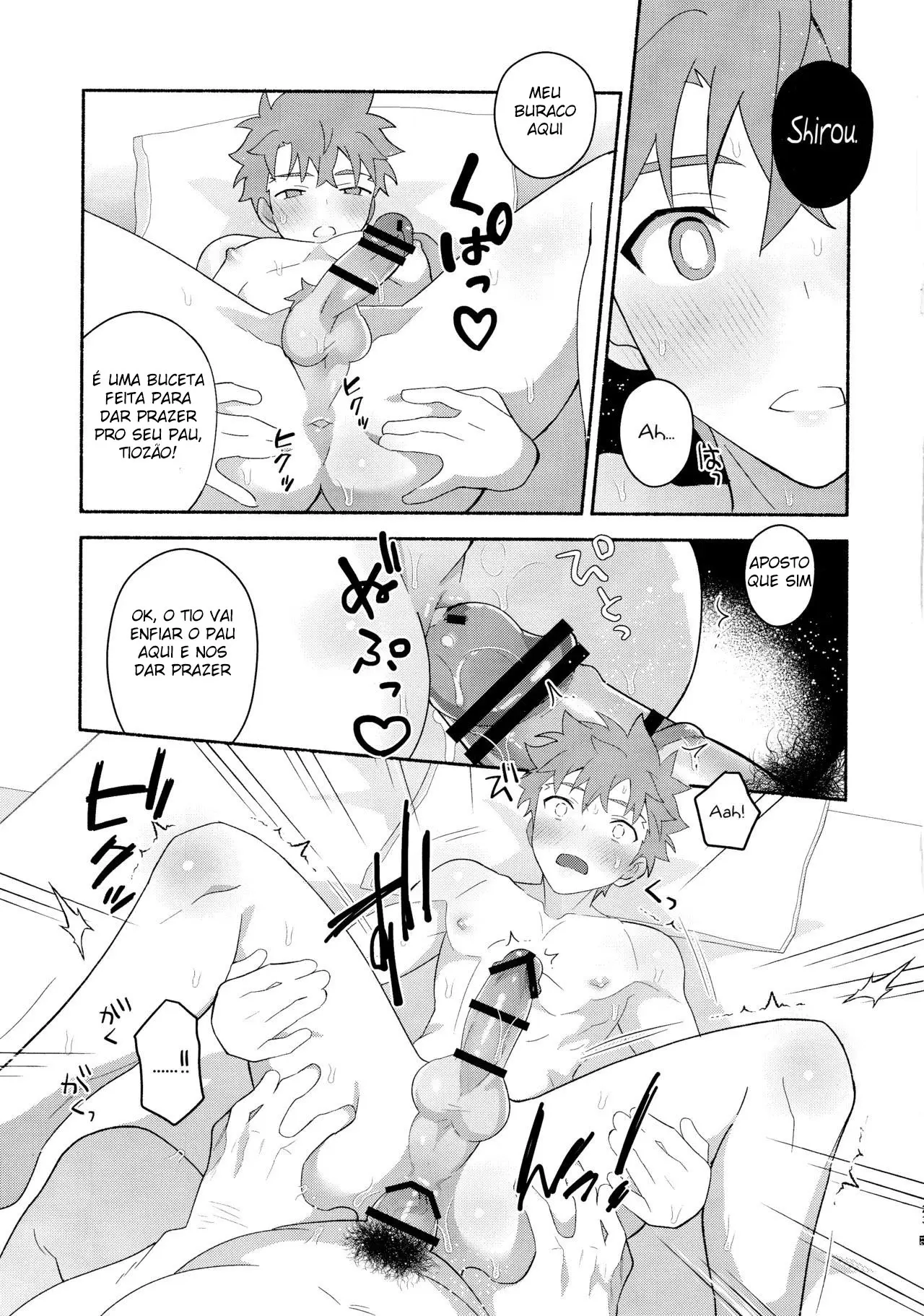 Hipnotizando Shirou Emiya e Senji Muramasa Hentai – Página 21