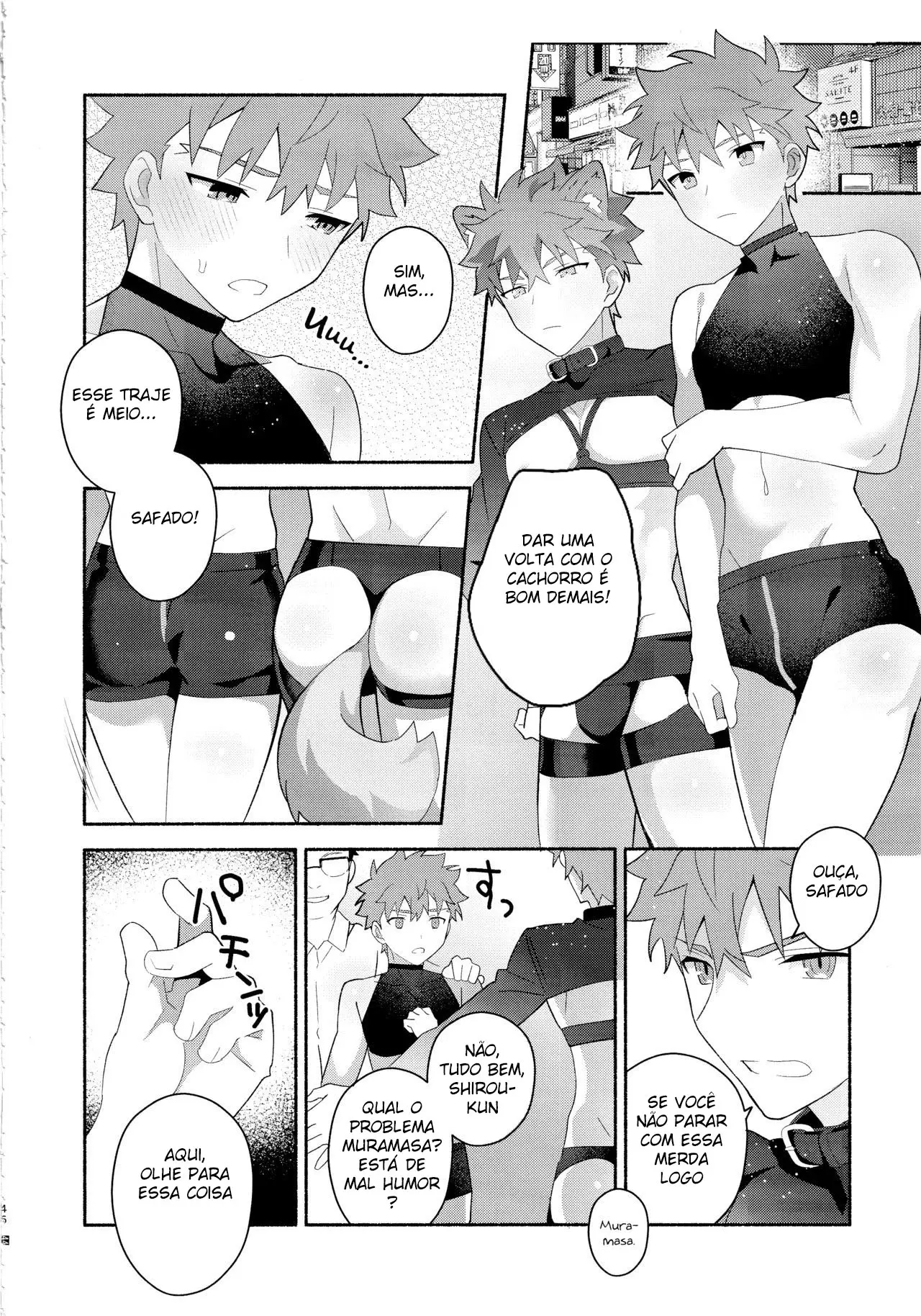 Hipnotizando Shirou Emiya e Senji Muramasa Hentai – Página 44