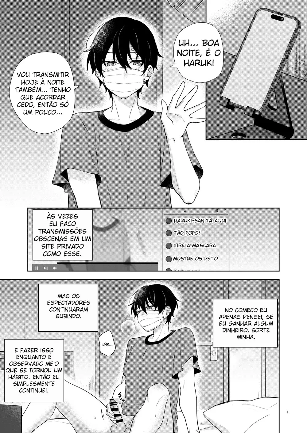 Identifiquei o Garoto Que Faz Transmissões Eróticas e Fiz uma Live da Primeira Experiência Dele Com Sexo Hentai – Página 2