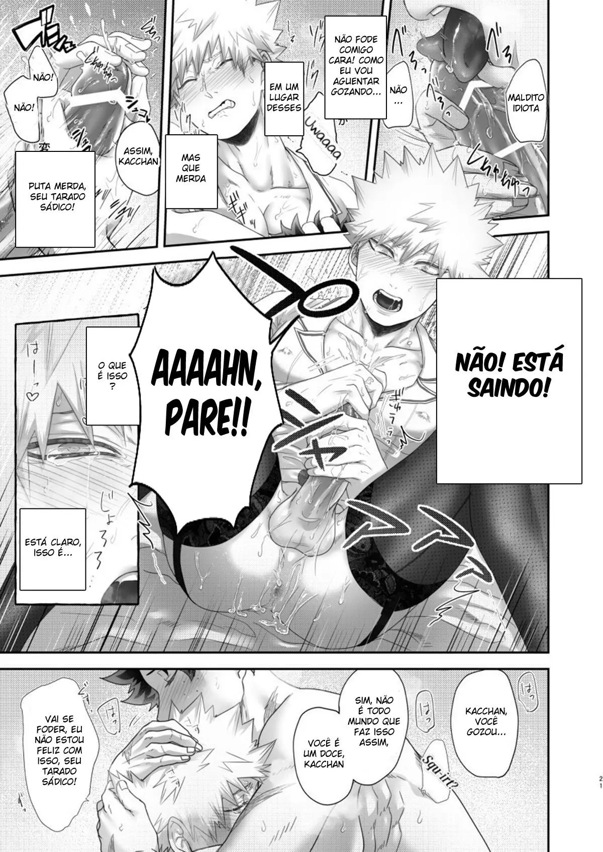 Ikara sassato nugasero kuso Deku Hentai – Página 19