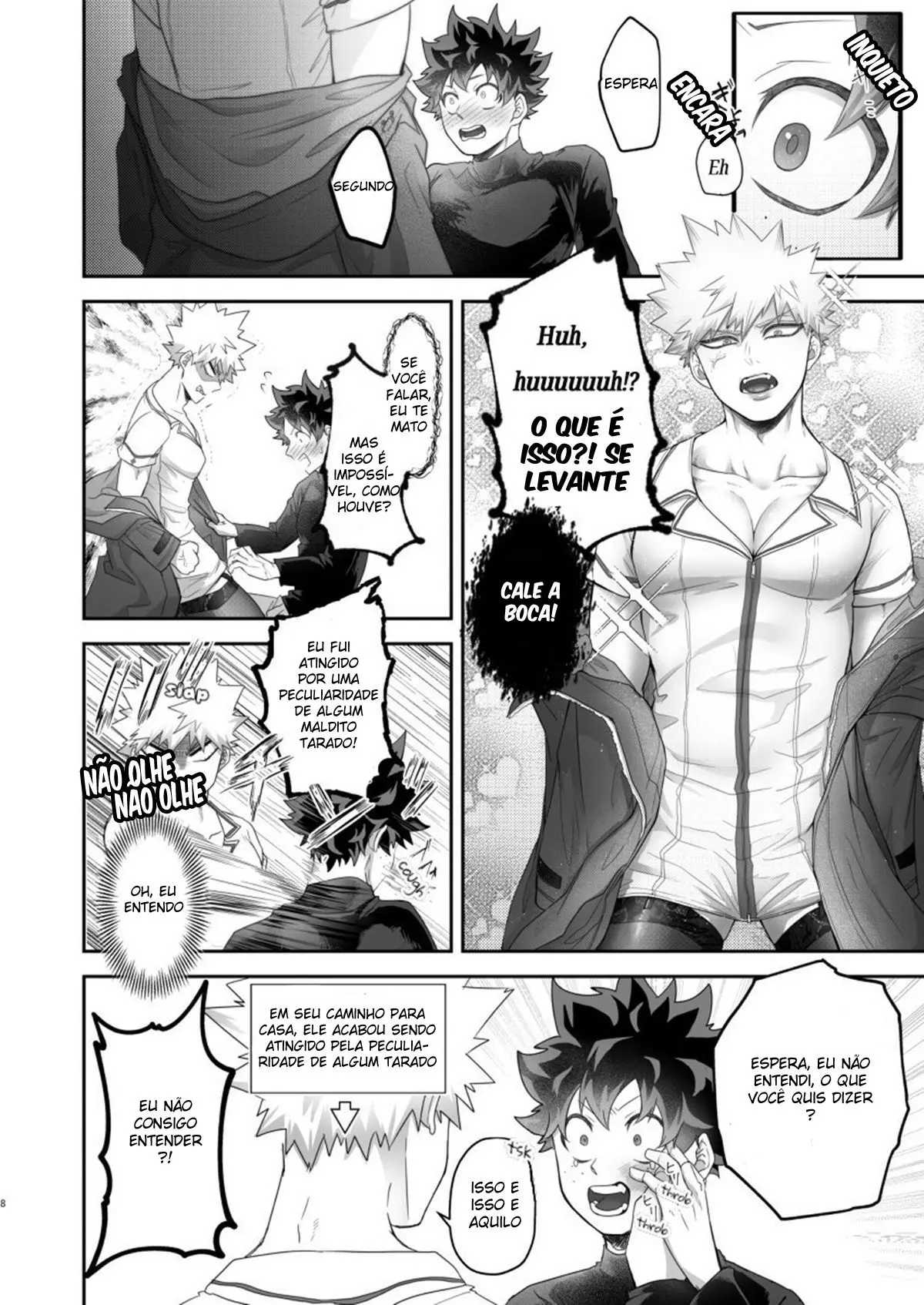 Ikara sassato nugasero kuso Deku Hentai – Página 6