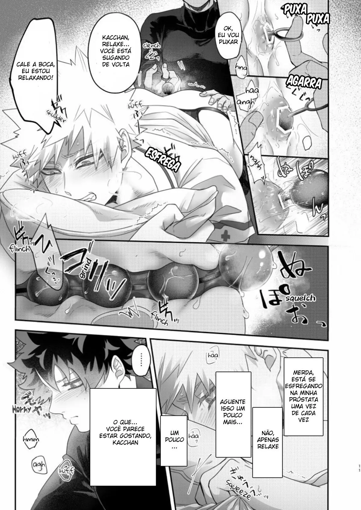 Ikara sassato nugasero kuso Deku Hentai – Página 9