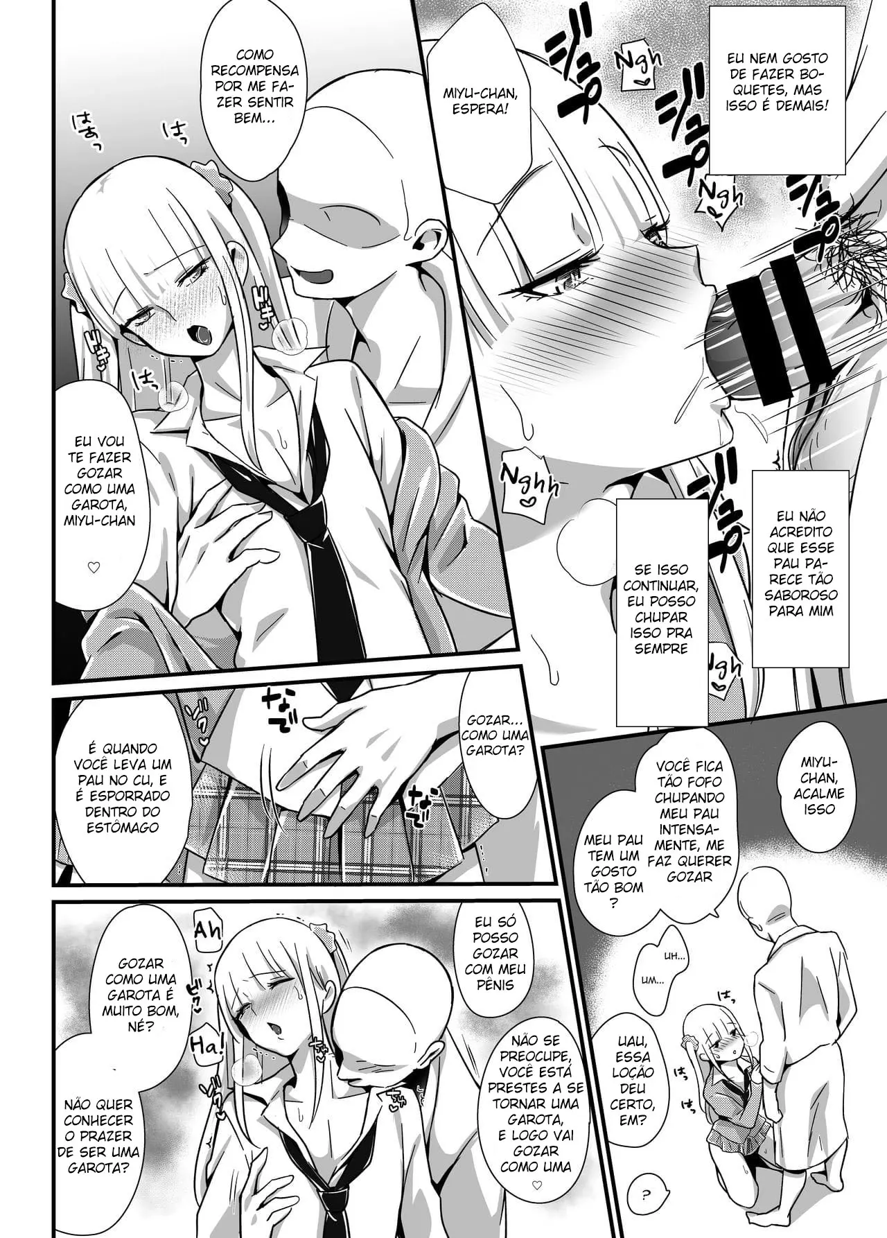 Kaikan Mesu Ochi ~DK Miyu, Hajimete no Mesuiki~ Hentai – Página 11