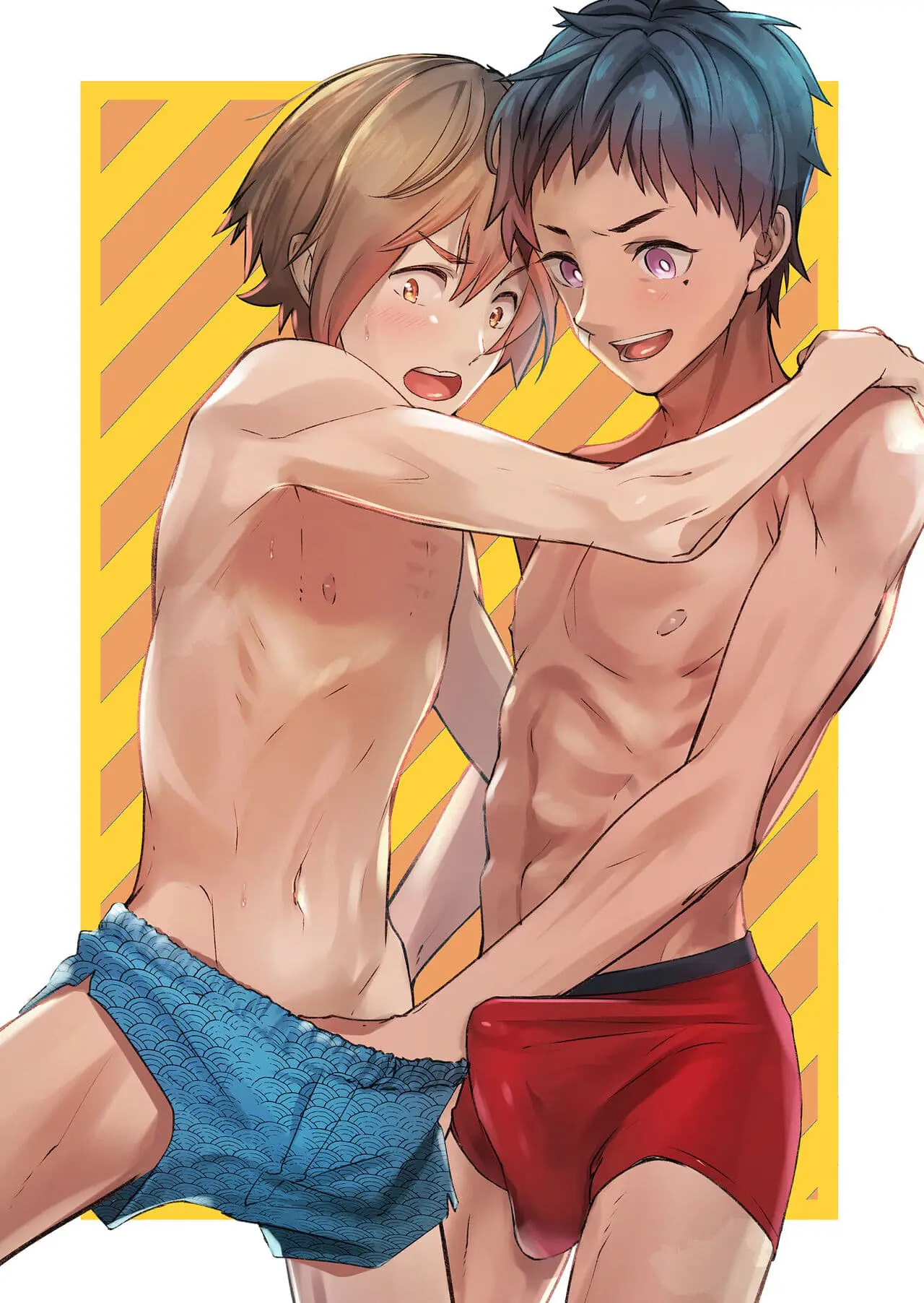 Kataoka-kun to Emaru-kun no Tsutaetai Koto Hentai – Página 2