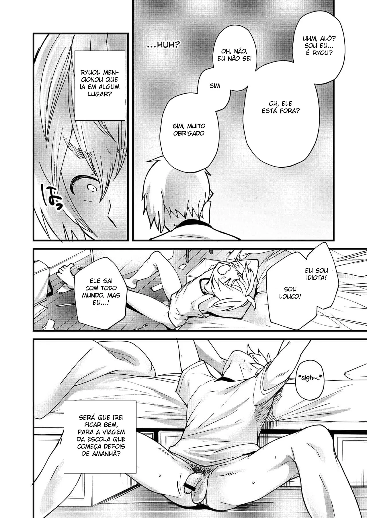 Kataoka-kun to Emaru-kun no Tsutaetai Koto Hentai – Página 9