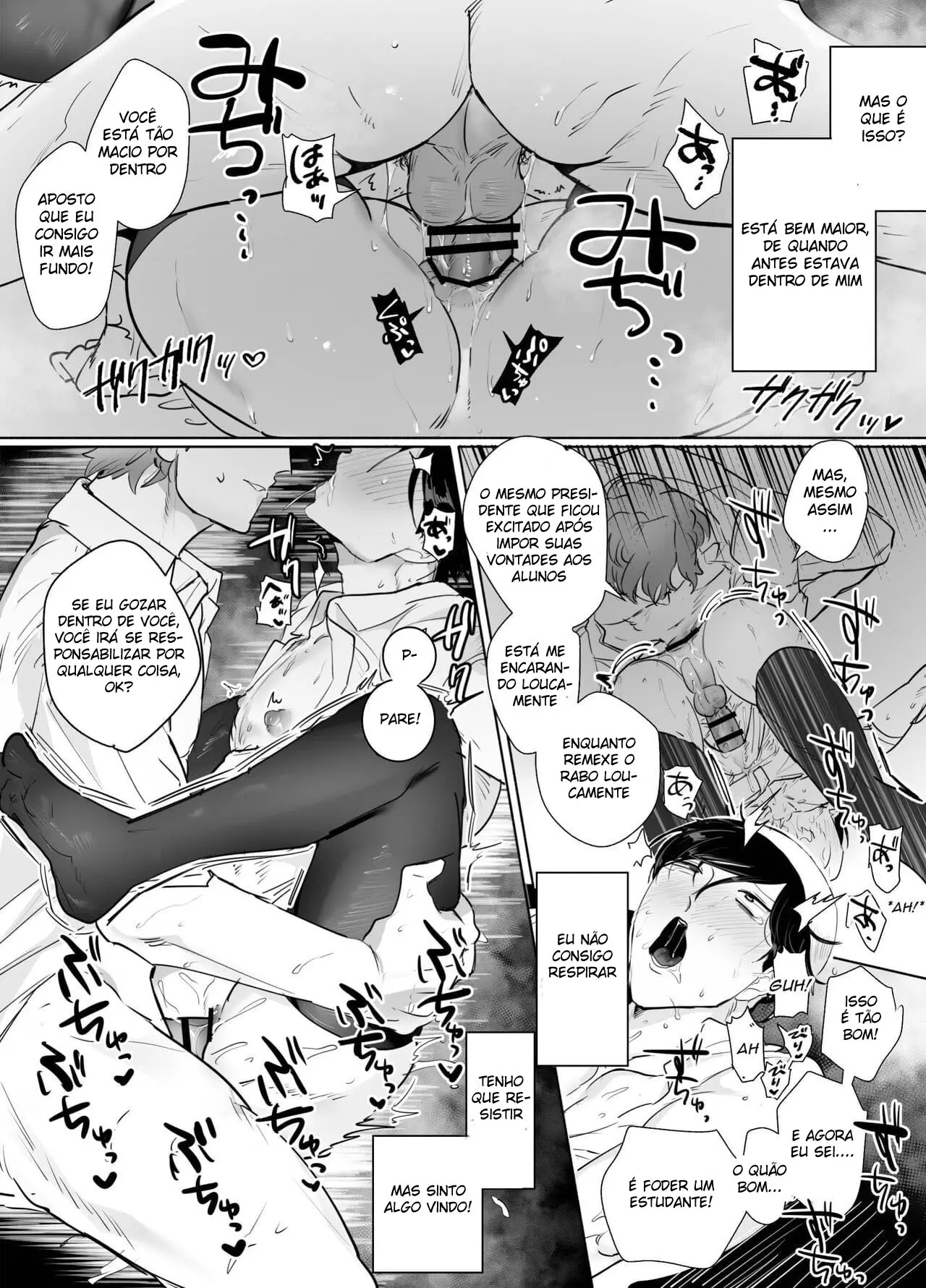 Keiichirou Se Veste de Cosplay de Enfermeira para um Professor Pervertido na Sala do Conselho Estudantil! Hentai – Página 23