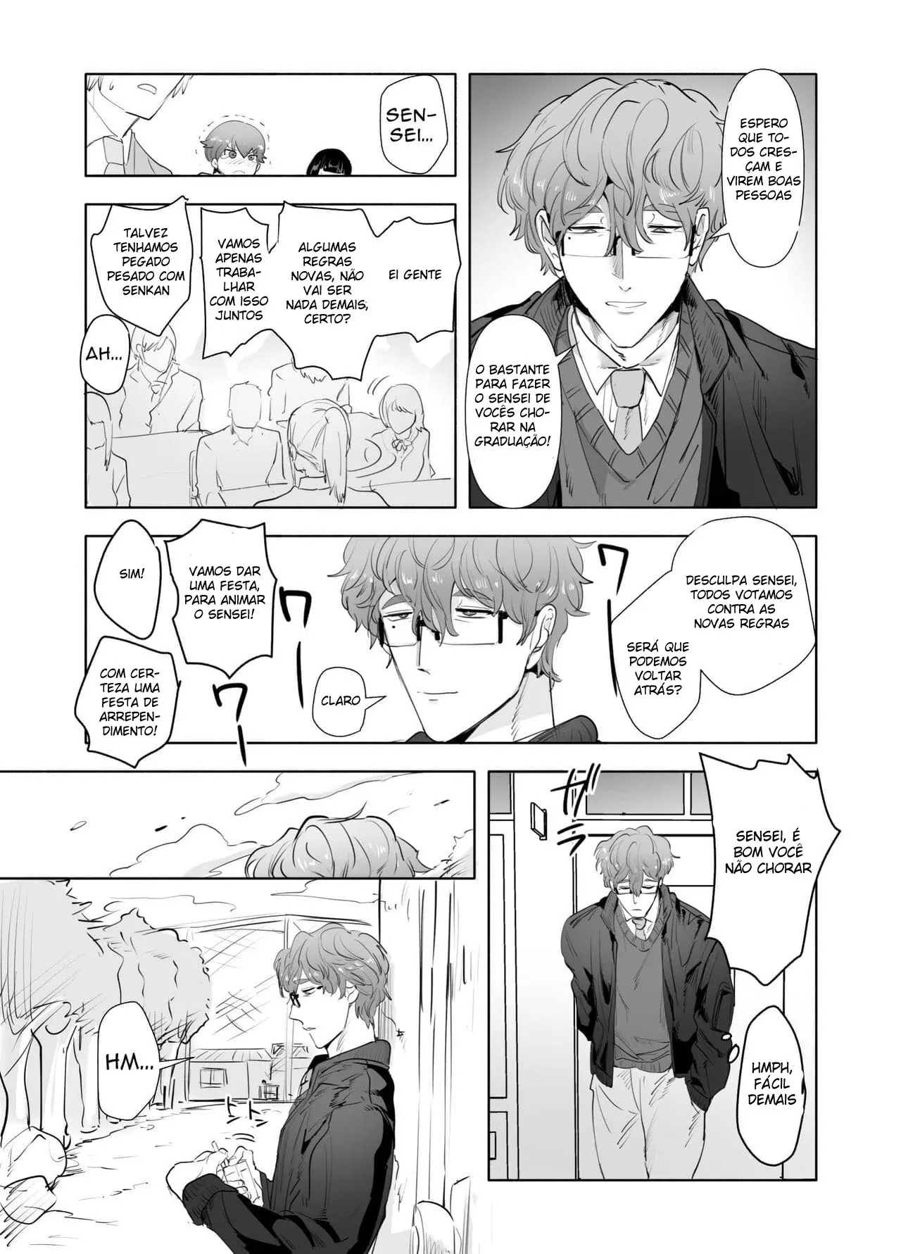 Keiichirou Se Veste de Cosplay de Enfermeira para um Professor Pervertido na Sala do Conselho Estudantil! Hentai – Página 42