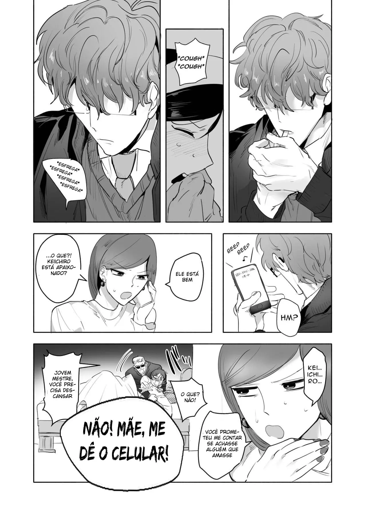 Keiichirou Se Veste de Cosplay de Enfermeira para um Professor Pervertido na Sala do Conselho Estudantil! Hentai – Página 43