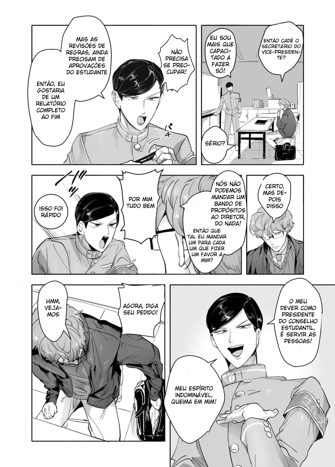 Keiichirou Se Veste de Cosplay de Enfermeira para um Professor Pervertido na Sala do Conselho Estudantil! Hentai – Página 7