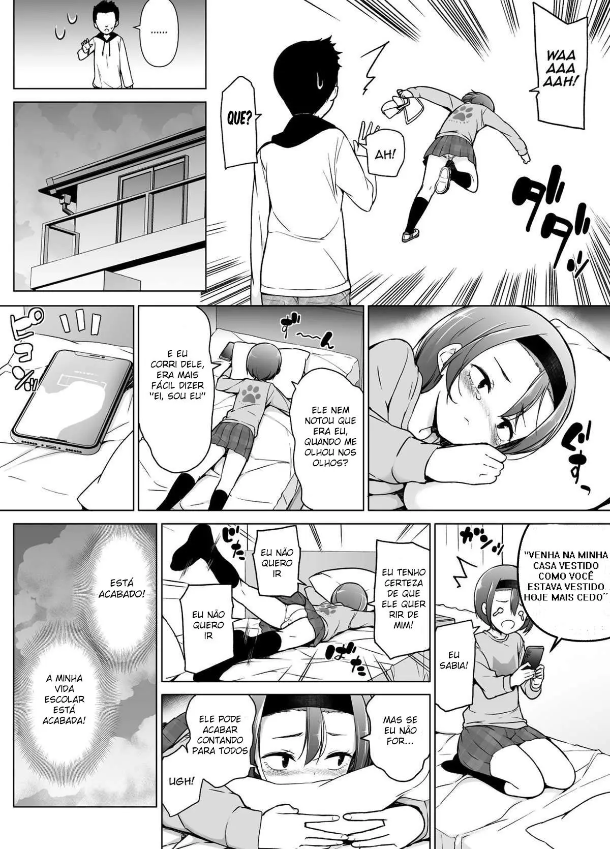 Keikaishi Takame no Josou-kko ga Doukyuusei ni Iiyora Rete Etchinakoto Shi Chau Ohanashi Hentai – Página 11