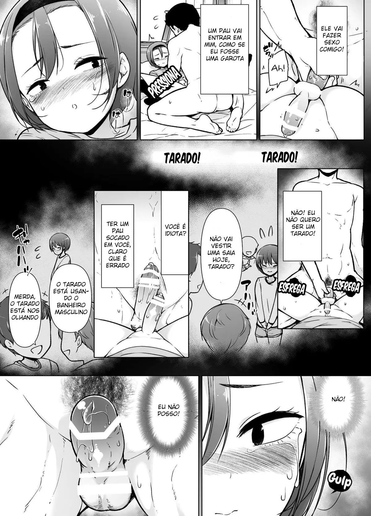 Keikaishi Takame no Josou-kko ga Doukyuusei ni Iiyora Rete Etchinakoto Shi Chau Ohanashi Hentai – Página 22