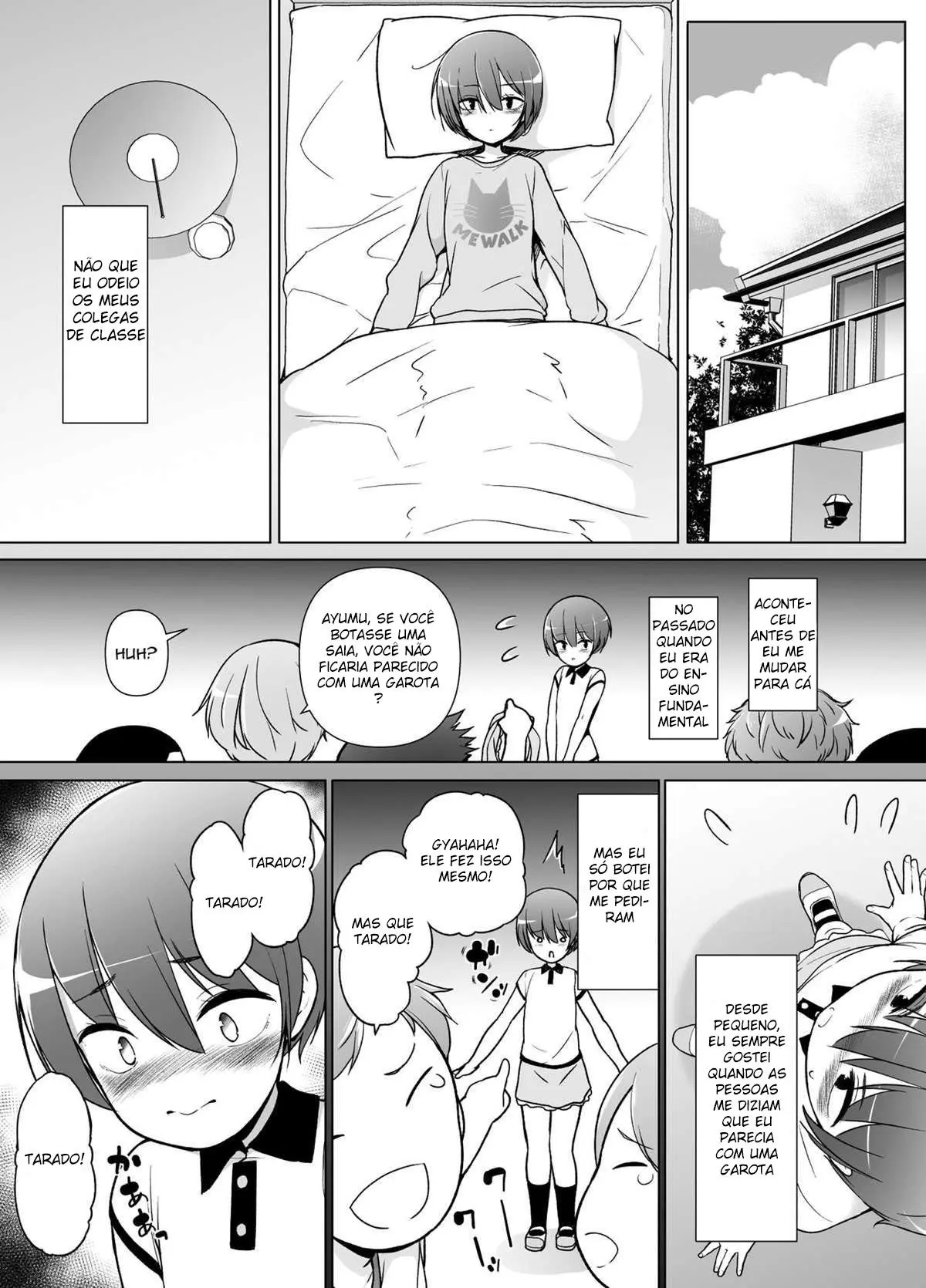 Keikaishi Takame no Josou-kko ga Doukyuusei ni Iiyora Rete Etchinakoto Shi Chau Ohanashi Hentai – Página 4