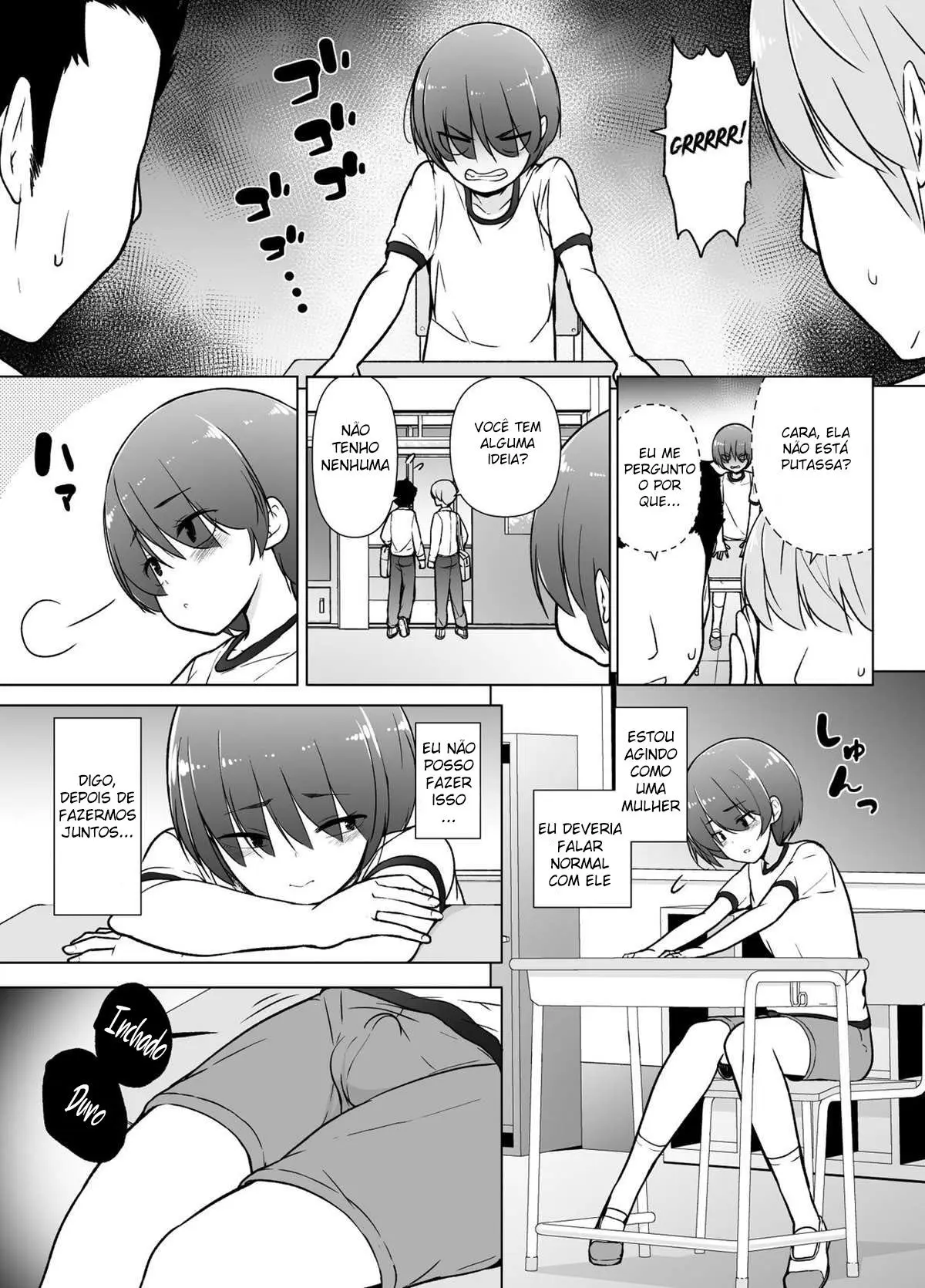 Keikaishi Takame no Josou-kko ga Doukyuusei ni Iiyora Rete Etchinakoto Shi Chau Ohanashi Hentai – Página 40