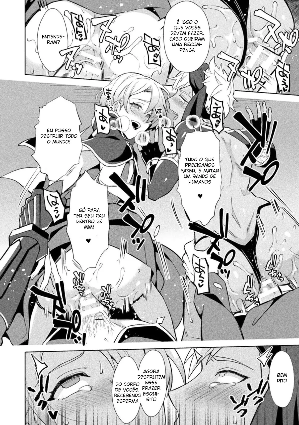 Kinju no Madousho Saishuu Hanashi Kinju de Yuusha no Nakama o Akuochi Sennou Hentai – Página 34