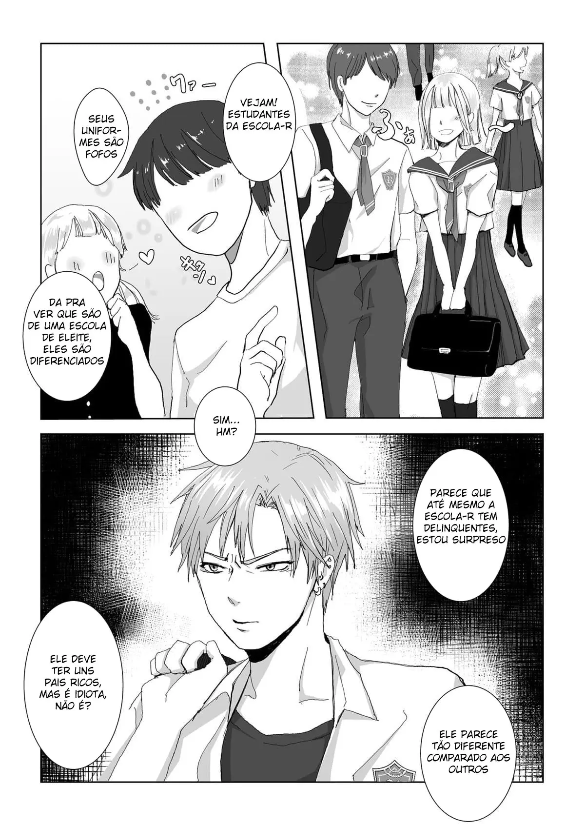 Kuchi dake wa Yuutousei Hentai – Página 3 Kuchi dake wa Yuutousei Hentai – Página 3