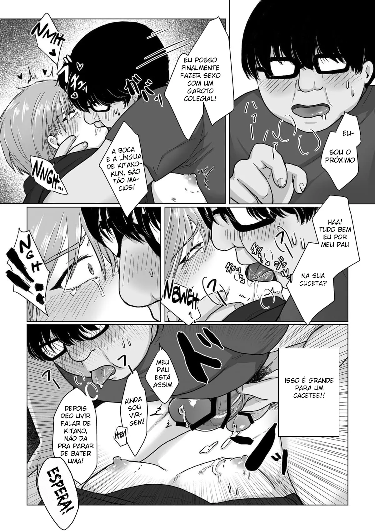 Kuchi dake wa Yuutousei Hentai – Página 37 Kuchi dake wa Yuutousei Hentai – Página 37