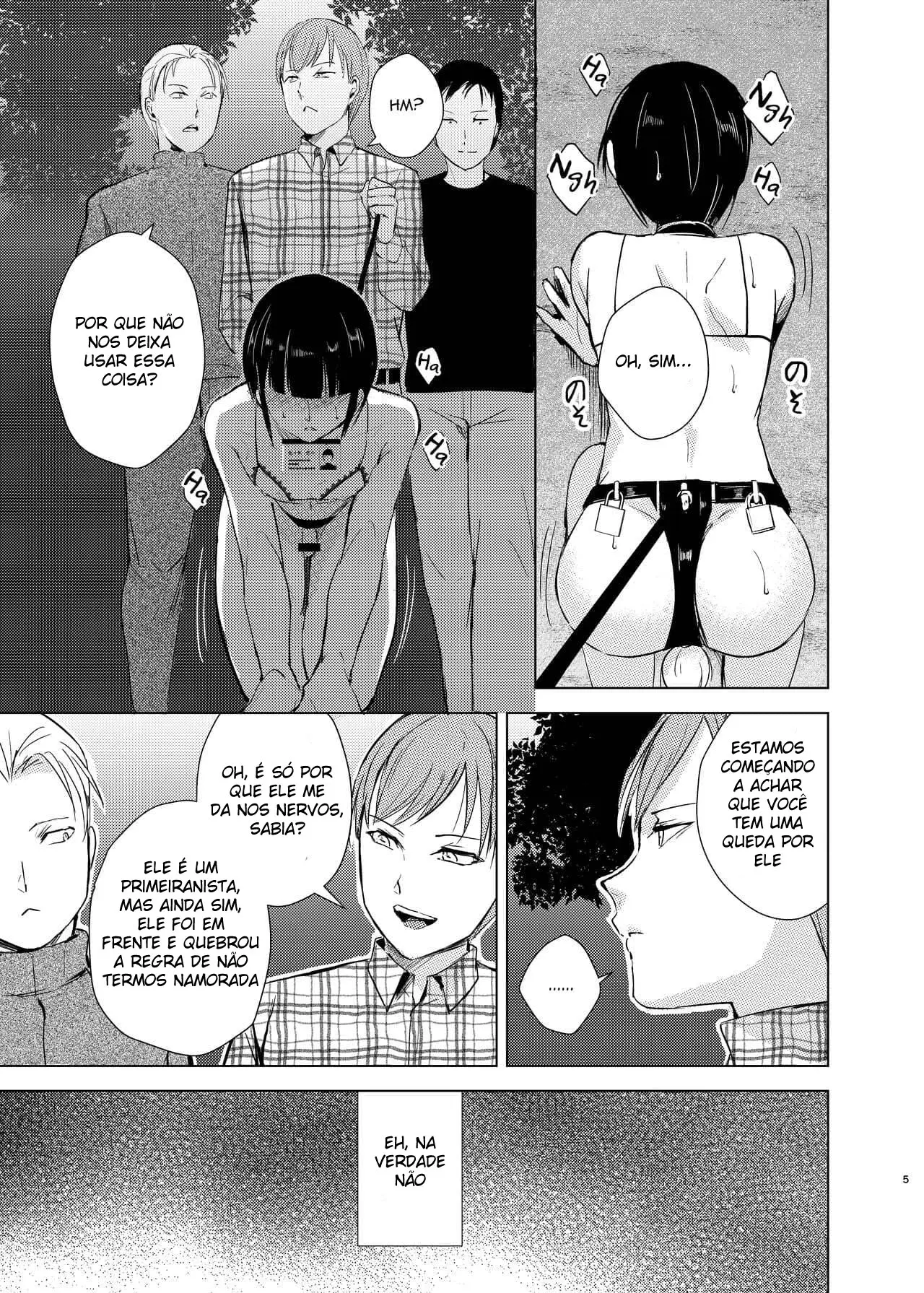 Kyuudou Danshi 3 Hentai Choukyou Bukatsu no Senpai-tachi ni Yoru no Kouen de Yagairode Choukyou saremashita Hentai – Página 8