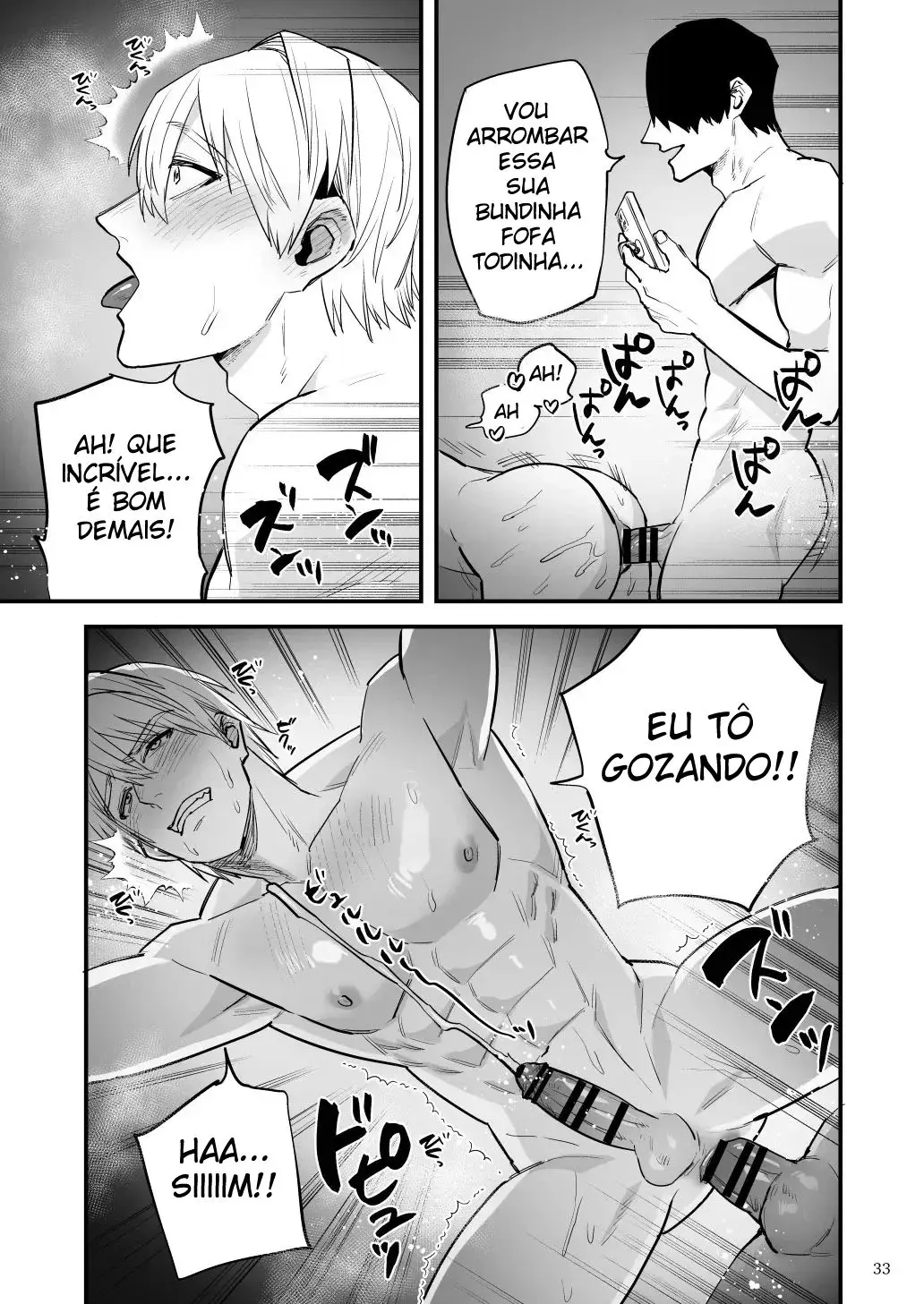 Lavagem Cerebral por Controle Remoto ~ Vicie o Espião em Pau e Mande um Video de Traição para a Organização! Hentai – Página 34