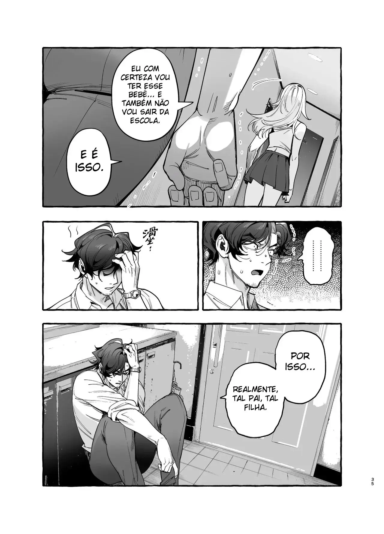 Louco Pelo Namorado da Minha Filha 2 Hentai – Página 35