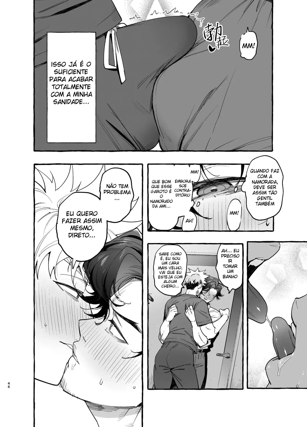 Louco Pelo Namorado da Minha Filha 2 Hentai – Página 46