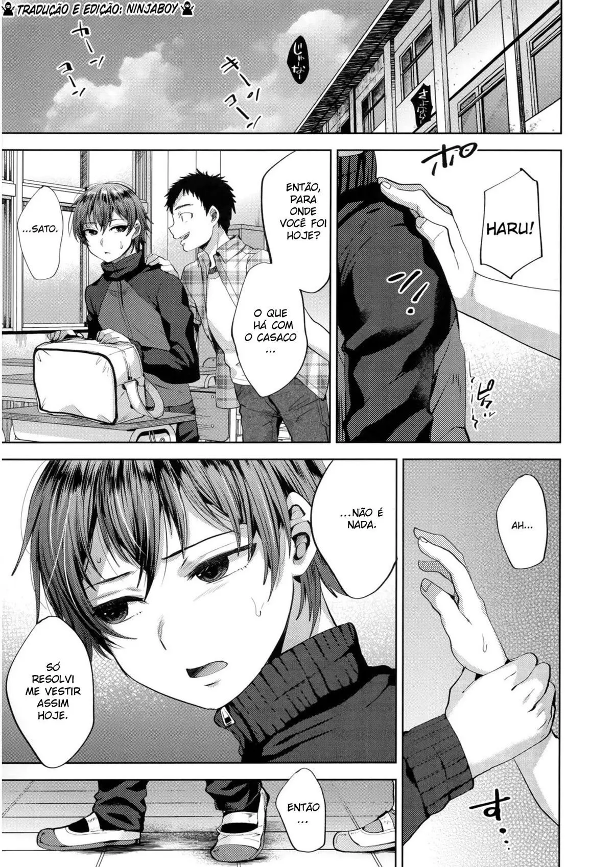 Manbiki Josou Shounen Mesu Ochi Nozokare Fuck Hentai – Página 4