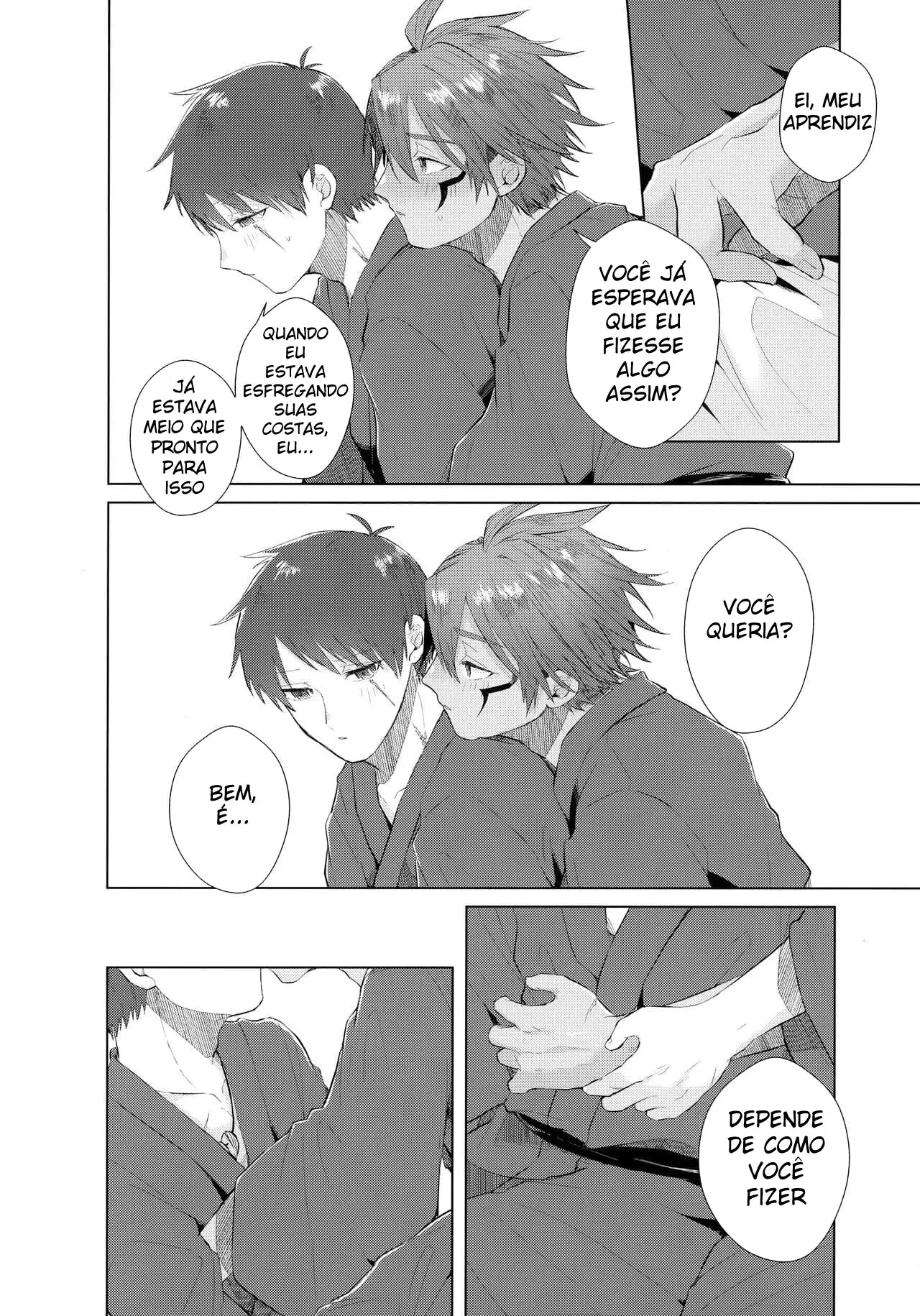 Mestre e Aprendiz Sozinhos Juntos? Hentai – Página 14