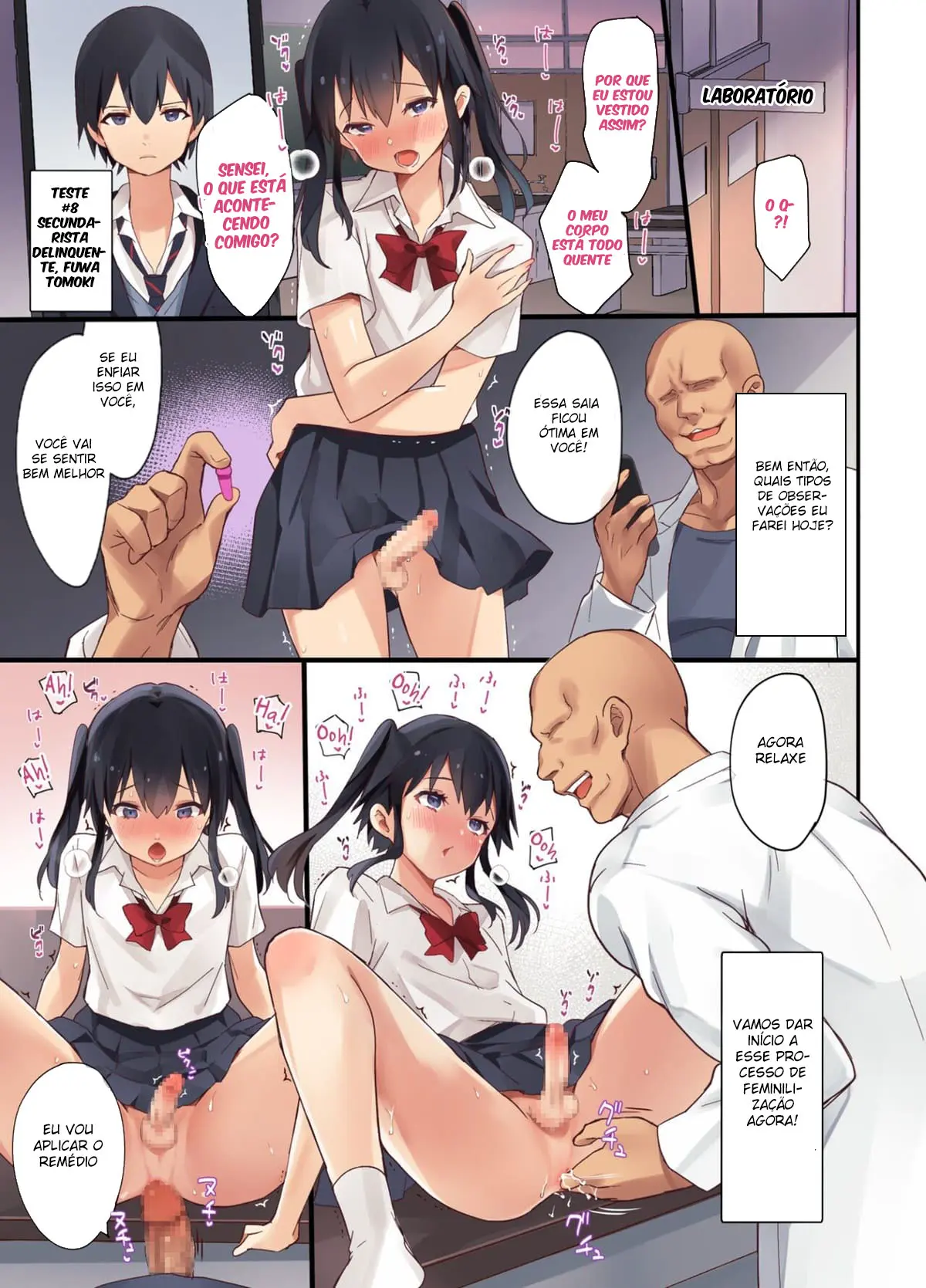 Mesu-ka Jikken ~Kenzen Shounen Mesu Ochi Kiroku~ Hentai – Página 2