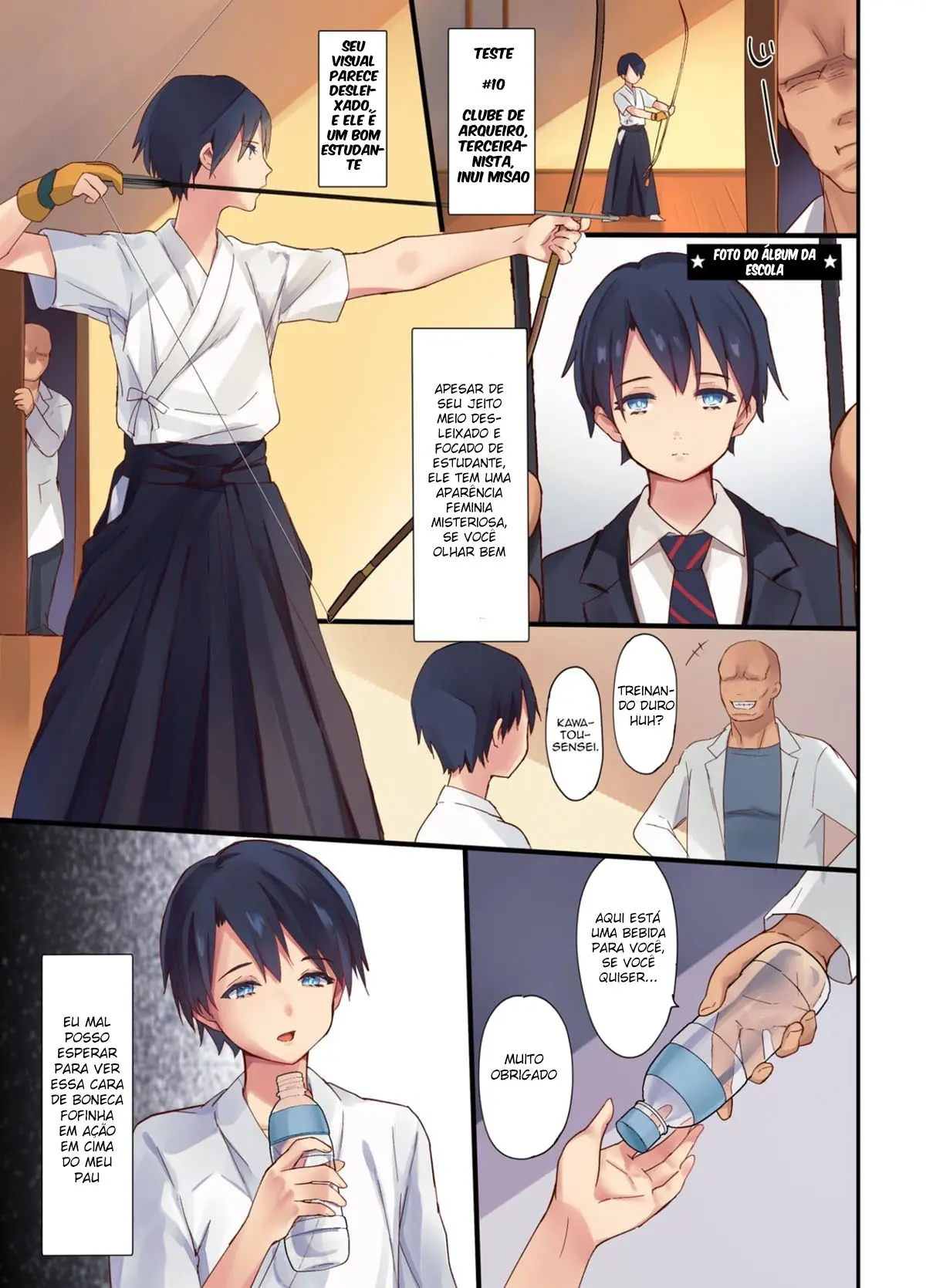 Mesu-ka Jikken ~Kenzen Shounen Mesu Ochi Kiroku~ Hentai – Página 8