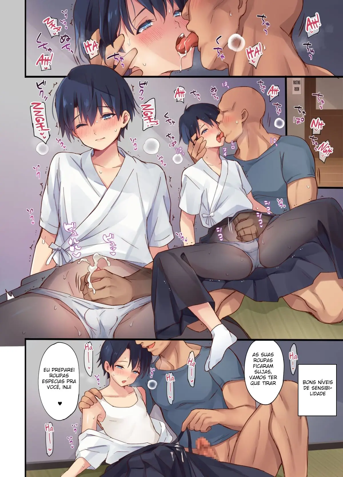 Mesu-ka Jikken ~Kenzen Shounen Mesu Ochi Kiroku~ Hentai – Página 9