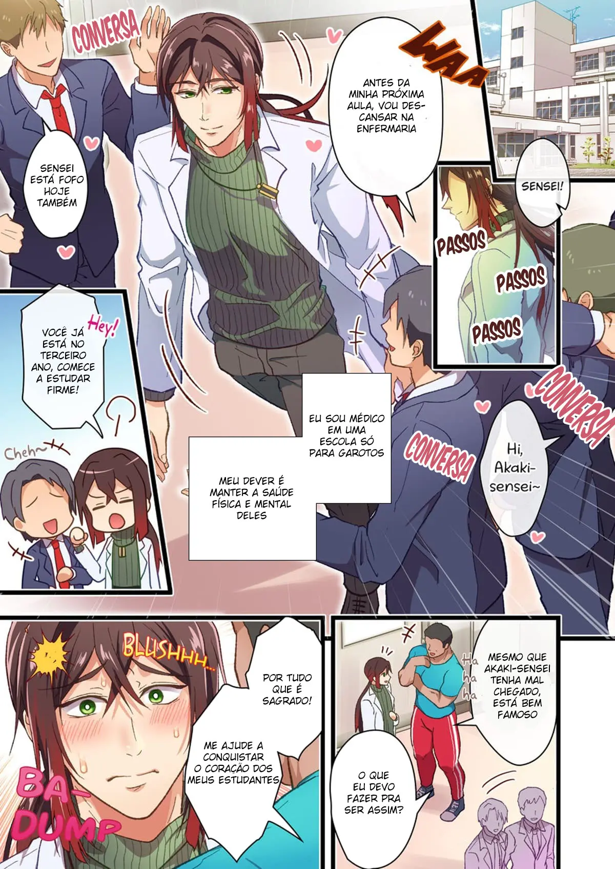 Mesu Ochi Hokeni ~Danshikou de H na Oshigoto~ Hentai – Página 2