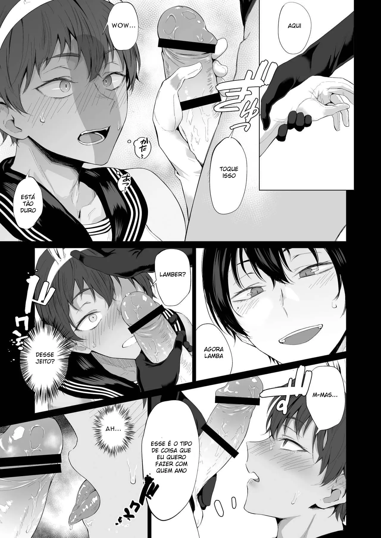 Meu Amigo de Infância me Fez Fazer Cross-dress e Femgasm com Seu Pau Grosso Hentai – Página 10