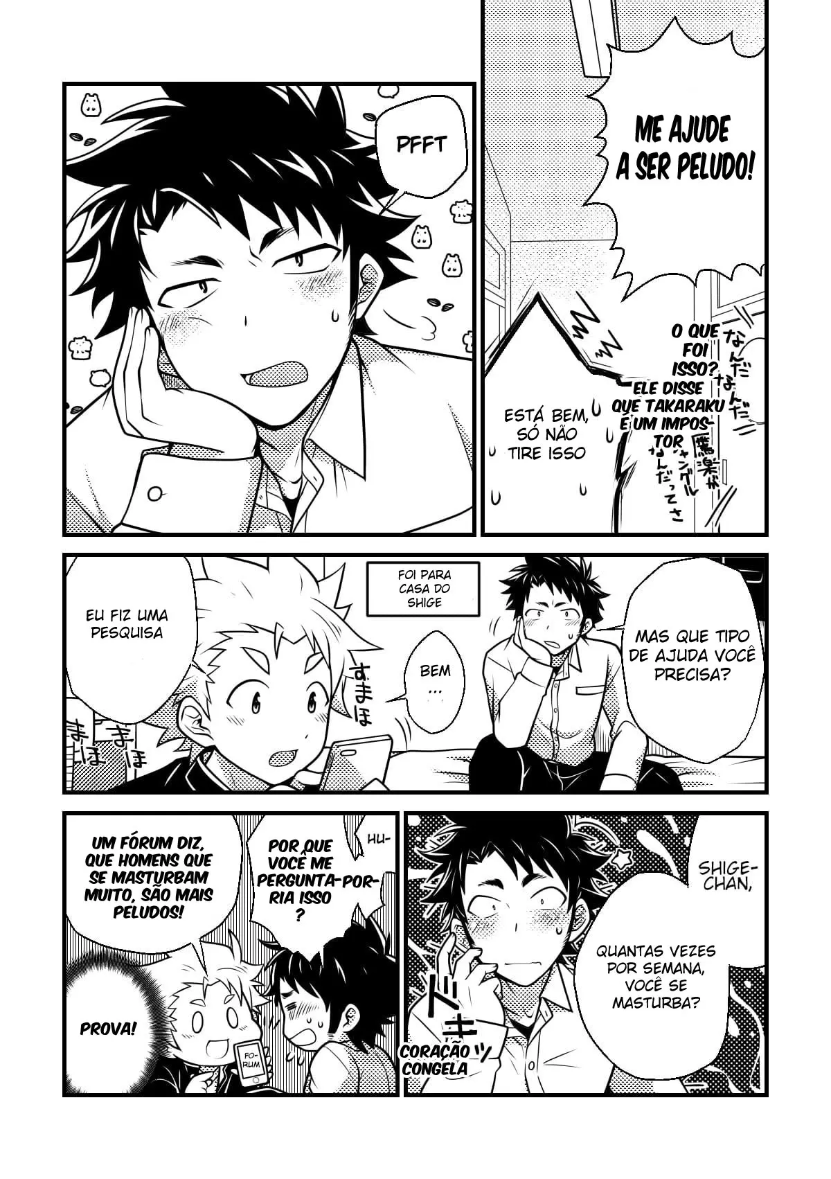 Meu Colega de Classe é Secretamente Peludo! Hentai – Página 6