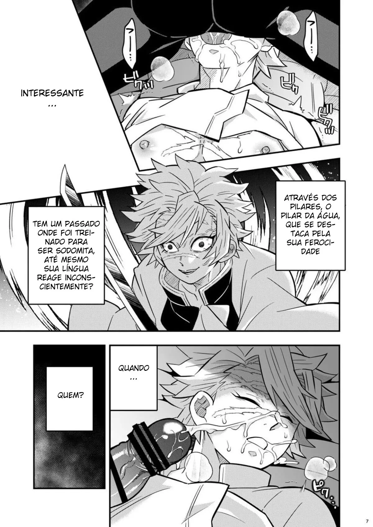 Mob x Sane Konsui Choukyou Seigangu ~ Kazebashira Hen Hentai – Página 5