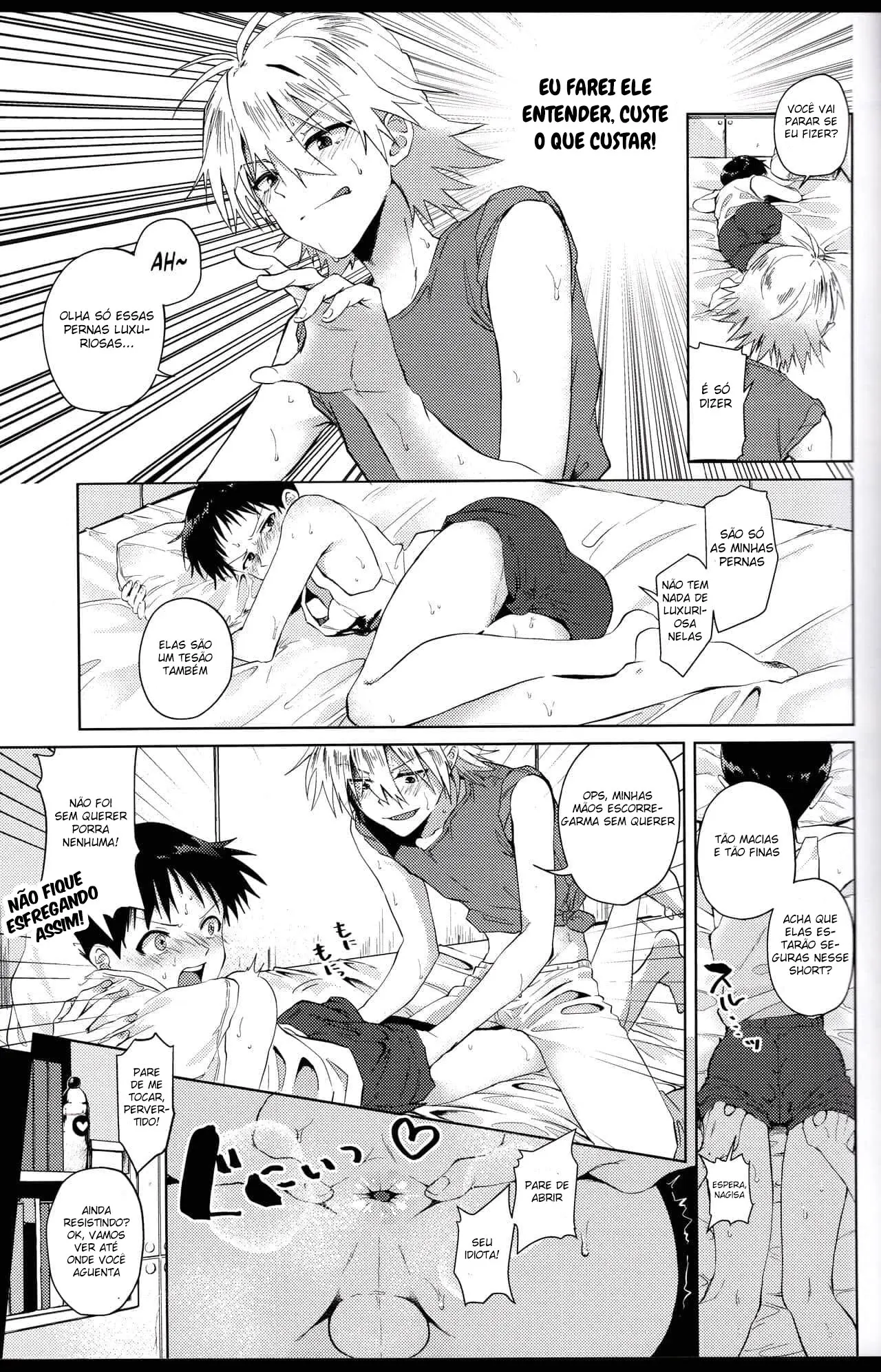 Nagisa Quer Que Shinji Entenda Seu Amor Louco! Hentai – Página 14