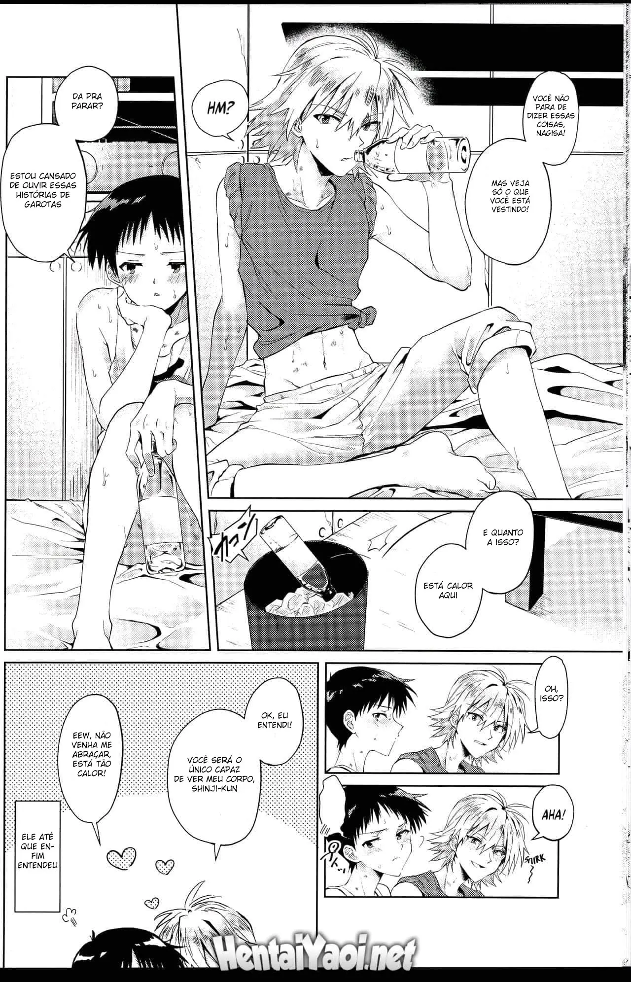 Nagisa Quer Que Shinji Entenda Seu Amor Louco! Hentai – Página 23