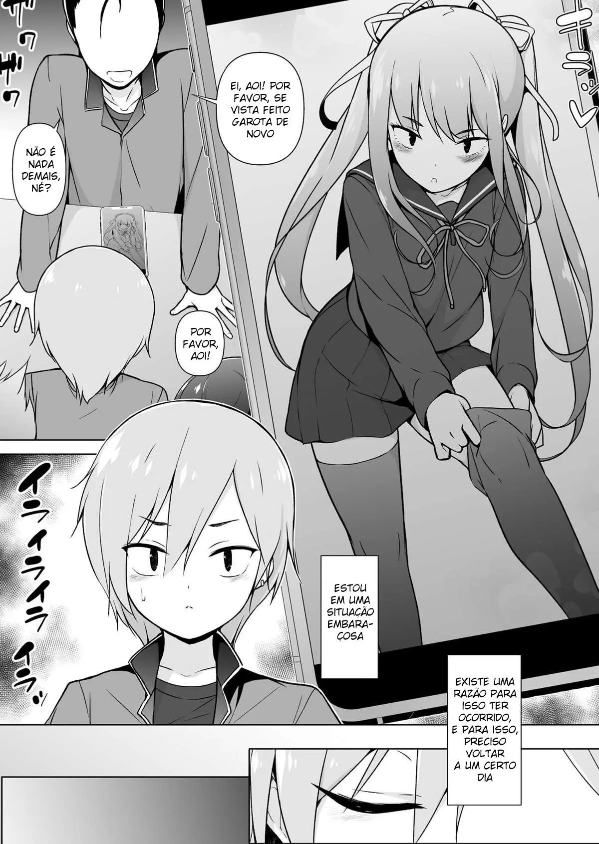 Namaiki Yankee ga Josou o Shitara Hentai – Página 2