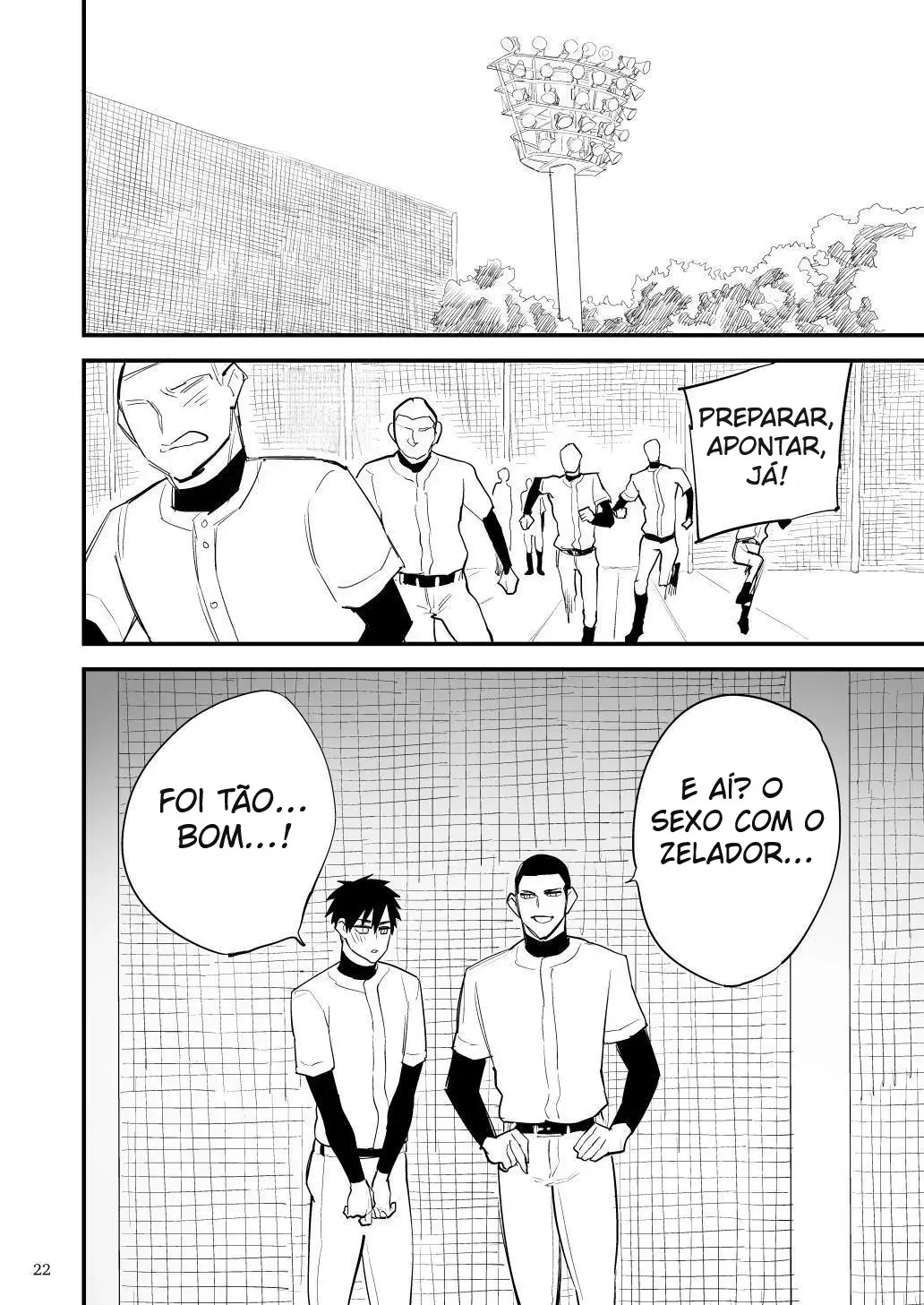 O Boneco Sexual do Zelador: Os Membros do Clube de Beisebol do Primeiro Ano São Submetidos a Uma Lavagem Cerebral para Se Apaixonarem Pelo Zelador e Serem Usados Hentai – Página 23