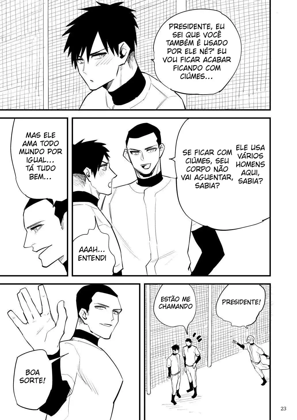 O Boneco Sexual do Zelador: Os Membros do Clube de Beisebol do Primeiro Ano São Submetidos a Uma Lavagem Cerebral para Se Apaixonarem Pelo Zelador e Serem Usados Hentai – Página 24