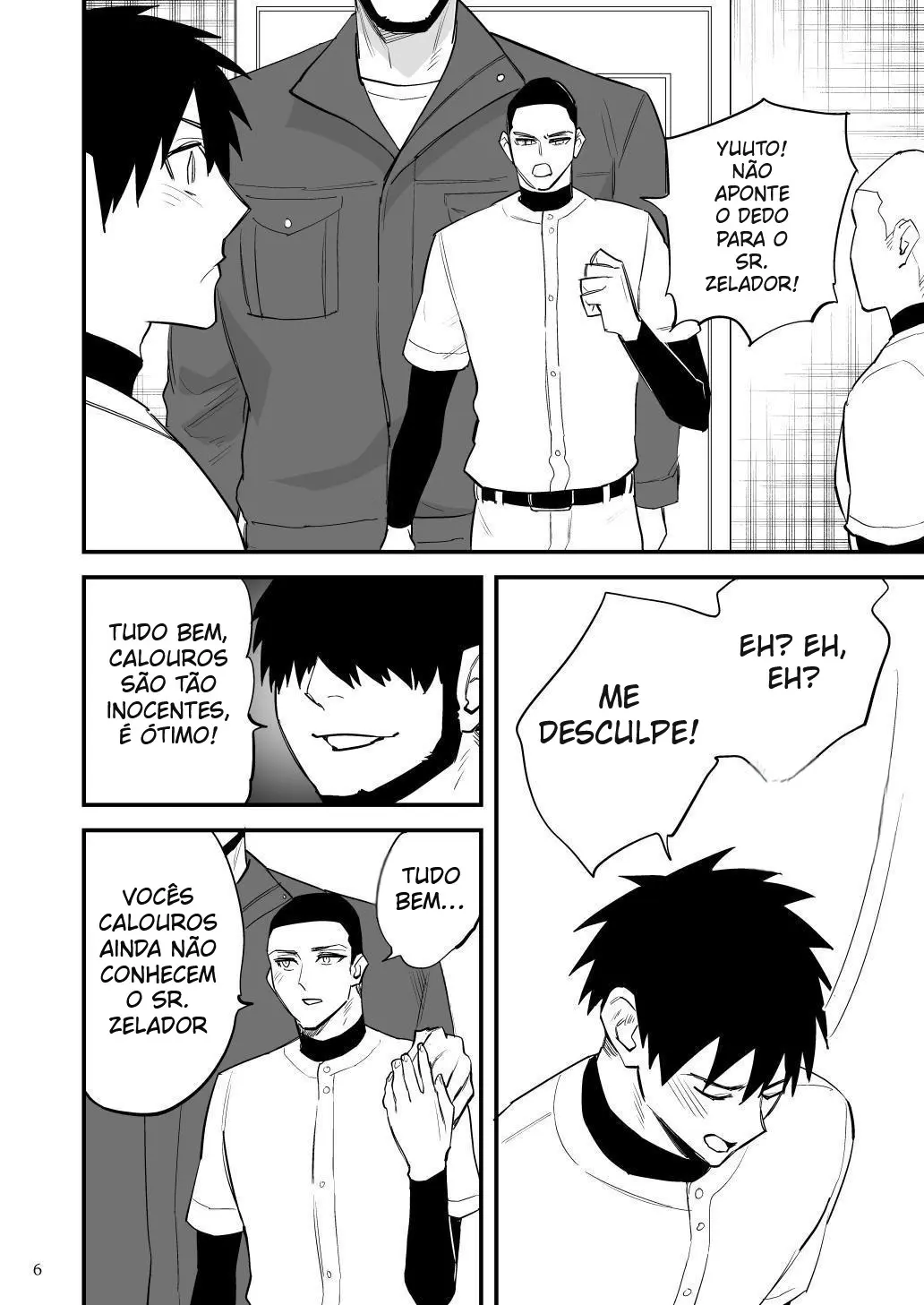 O Boneco Sexual do Zelador: Os Membros do Clube de Beisebol do Primeiro Ano São Submetidos a Uma Lavagem Cerebral para Se Apaixonarem Pelo Zelador e Serem Usados Hentai – Página 7