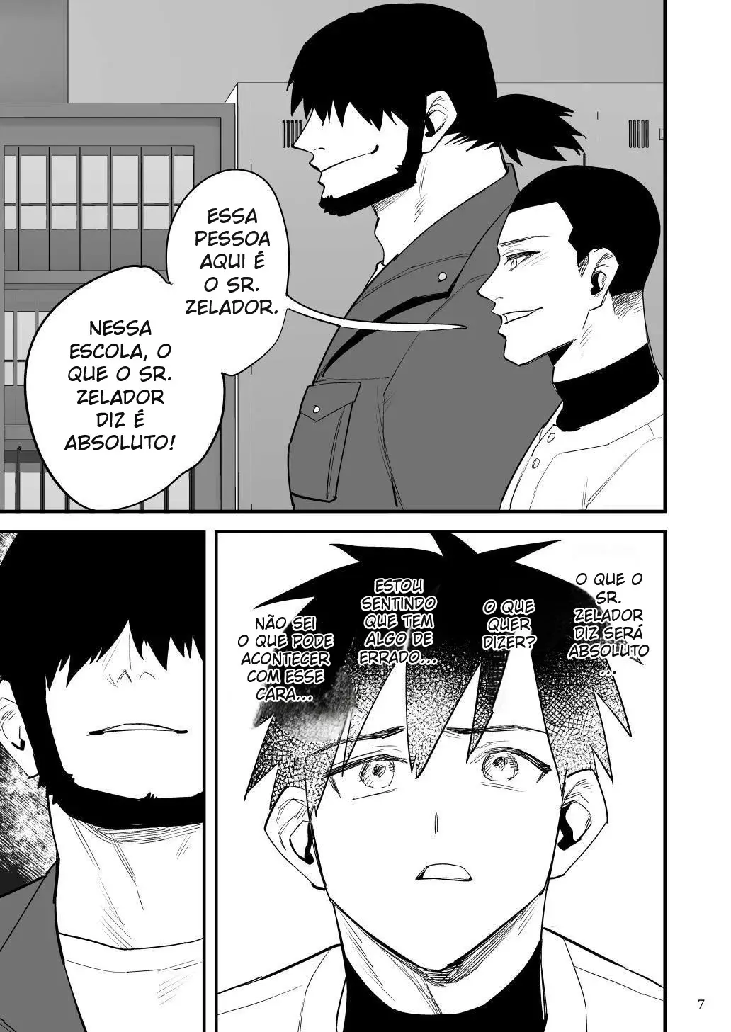 O Boneco Sexual do Zelador: Os Membros do Clube de Beisebol do Primeiro Ano São Submetidos a Uma Lavagem Cerebral para Se Apaixonarem Pelo Zelador e Serem Usados Hentai – Página 8