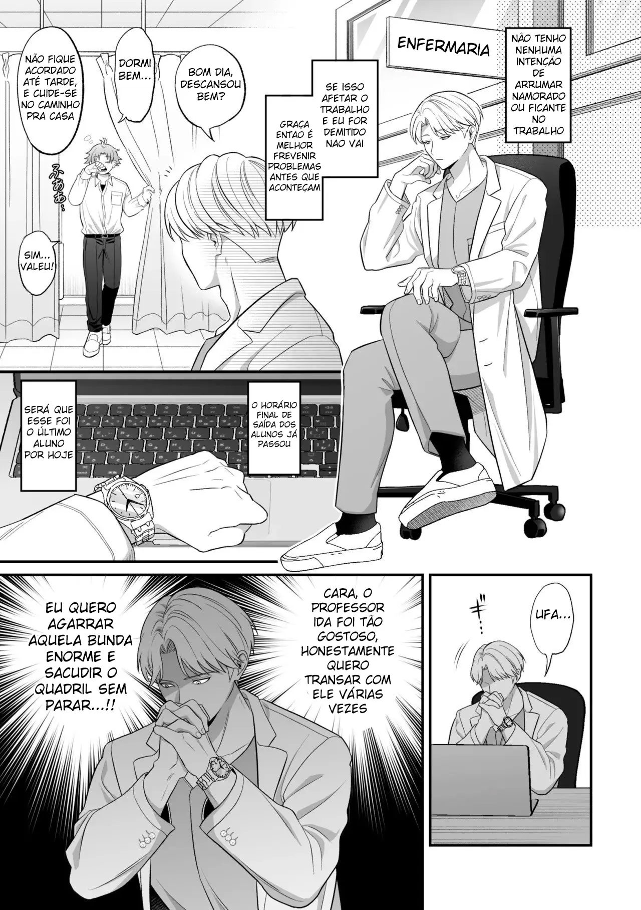 O Brinquedo Adulto Favorito do Enfermeiro Escolar é o Professor de Educação Física Voluptuosa e Pervertido Hentai – Página 8
