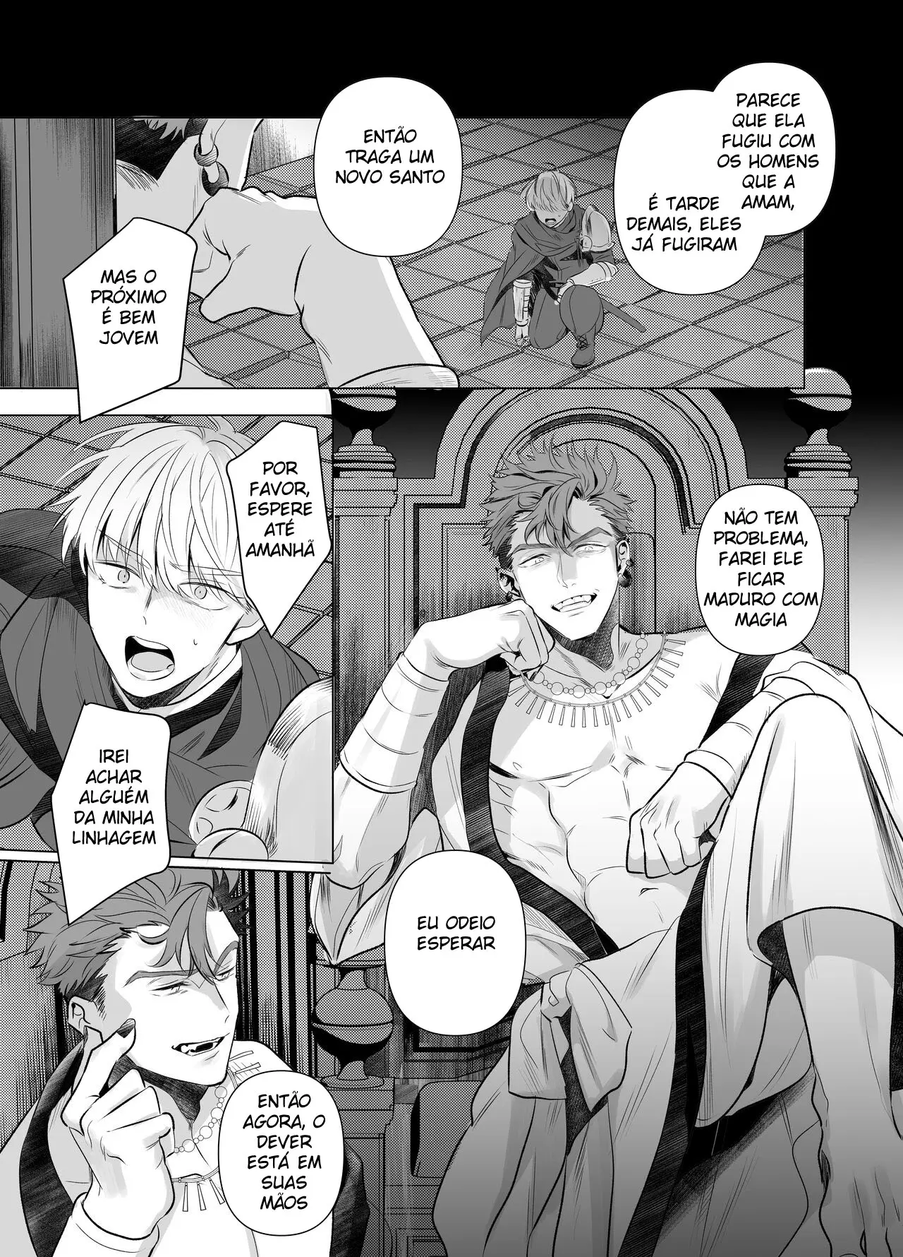 O Cavaleiro Santo Fode Com Um Deus Maligno ~ Clímax Eterno Com Leite Transbordando ~ Hentai – Página 4